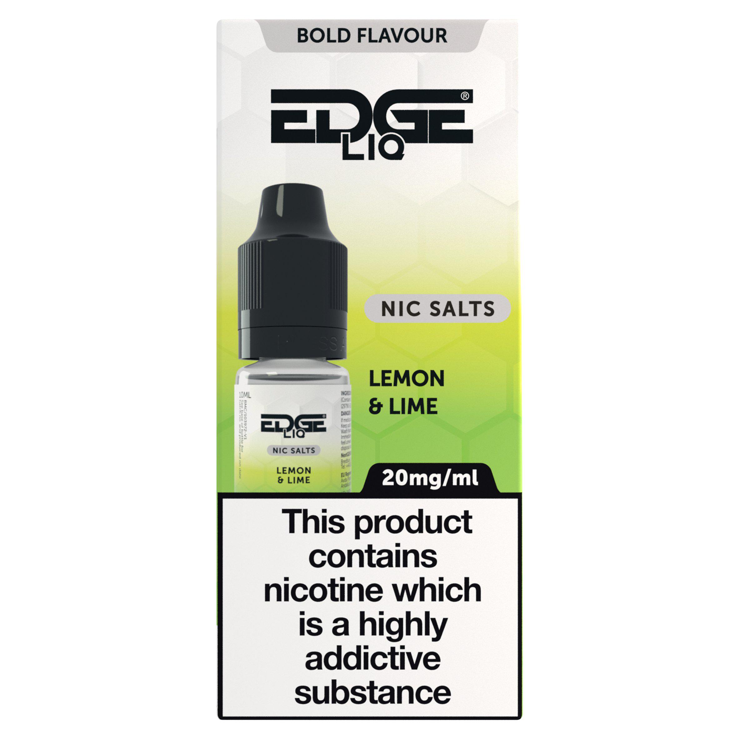 Edge Liq Nic Salts Lemon & Lime 20mg/ml 10ml
