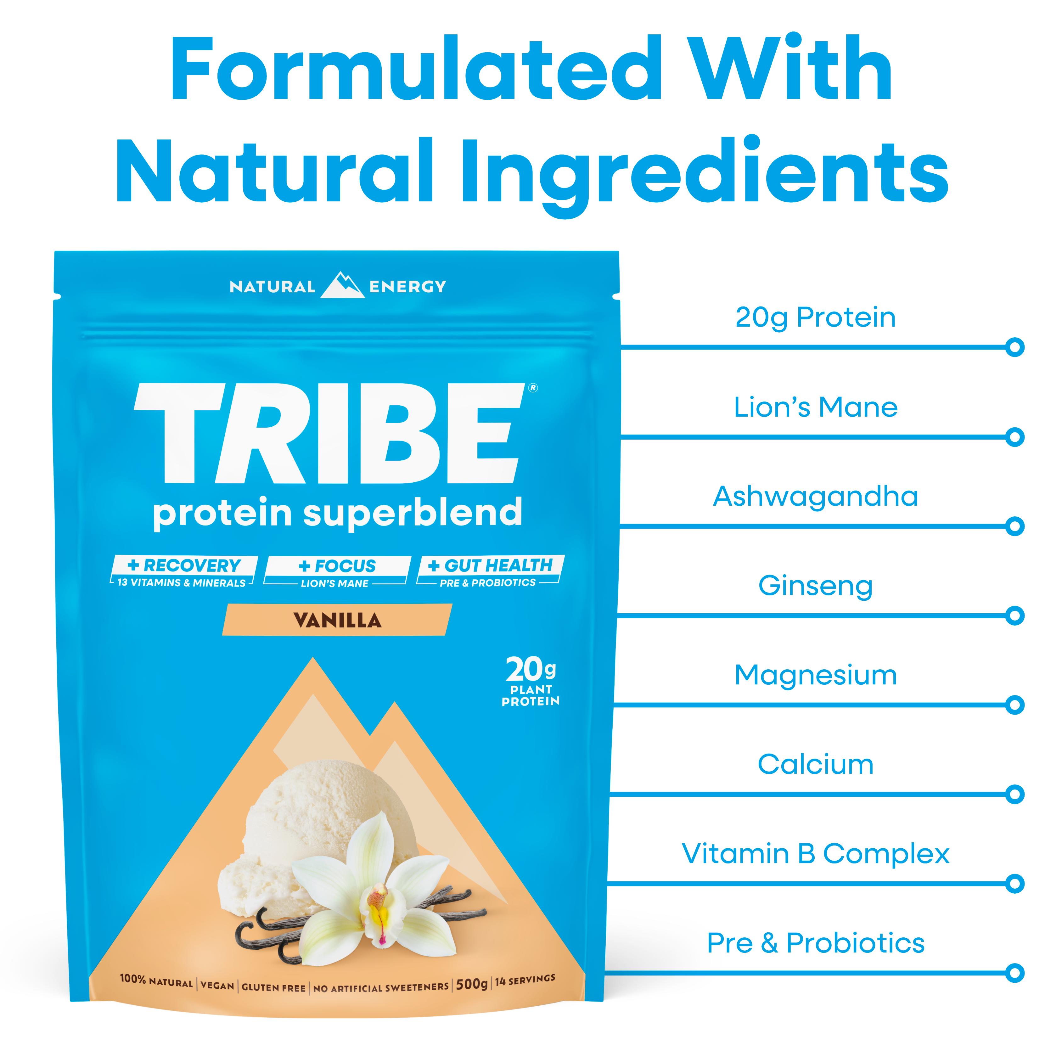Tribe Protein Superblend Vanilla 500g thumbnail 5