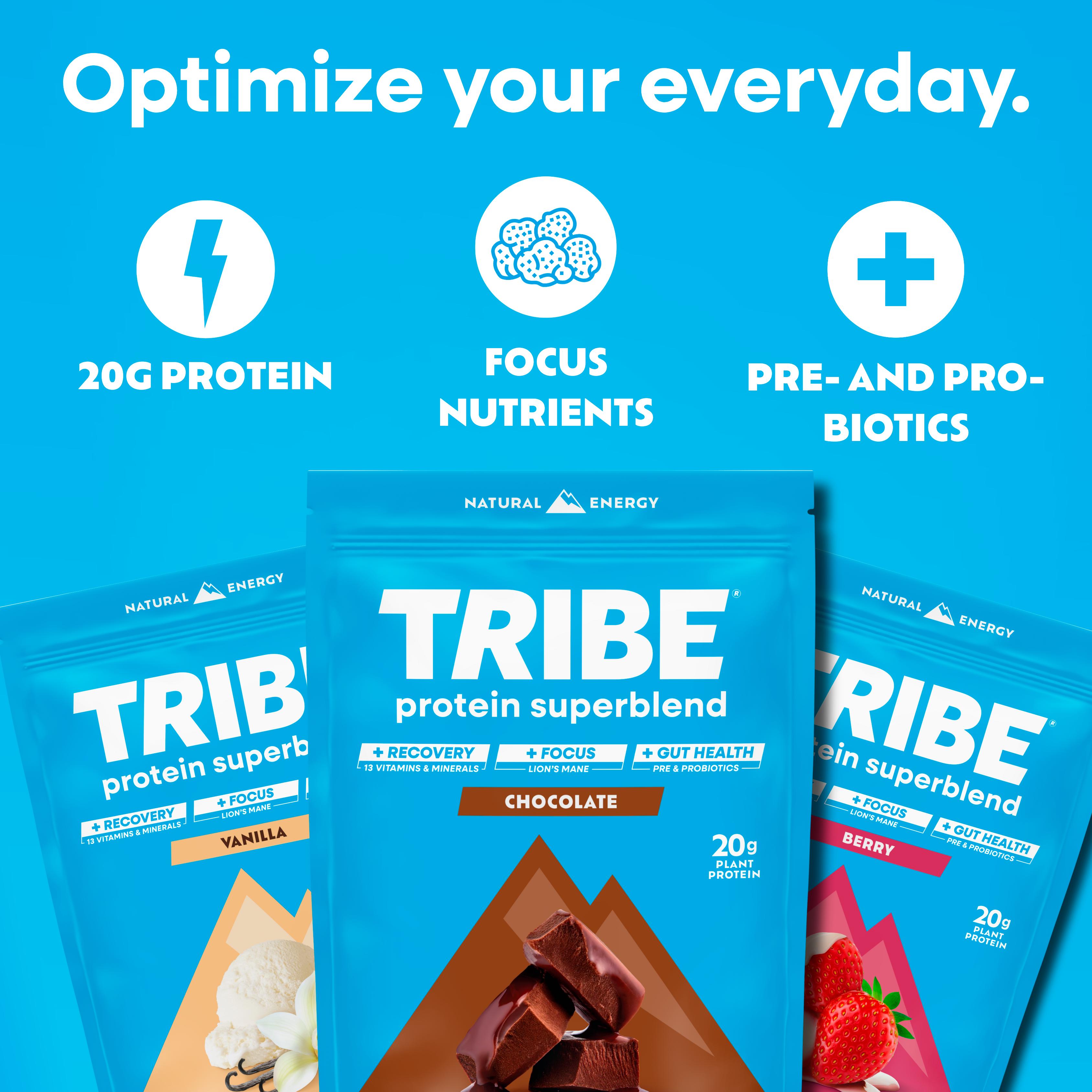 Tribe Protein Superblend Chocolate 500g thumbnail 4