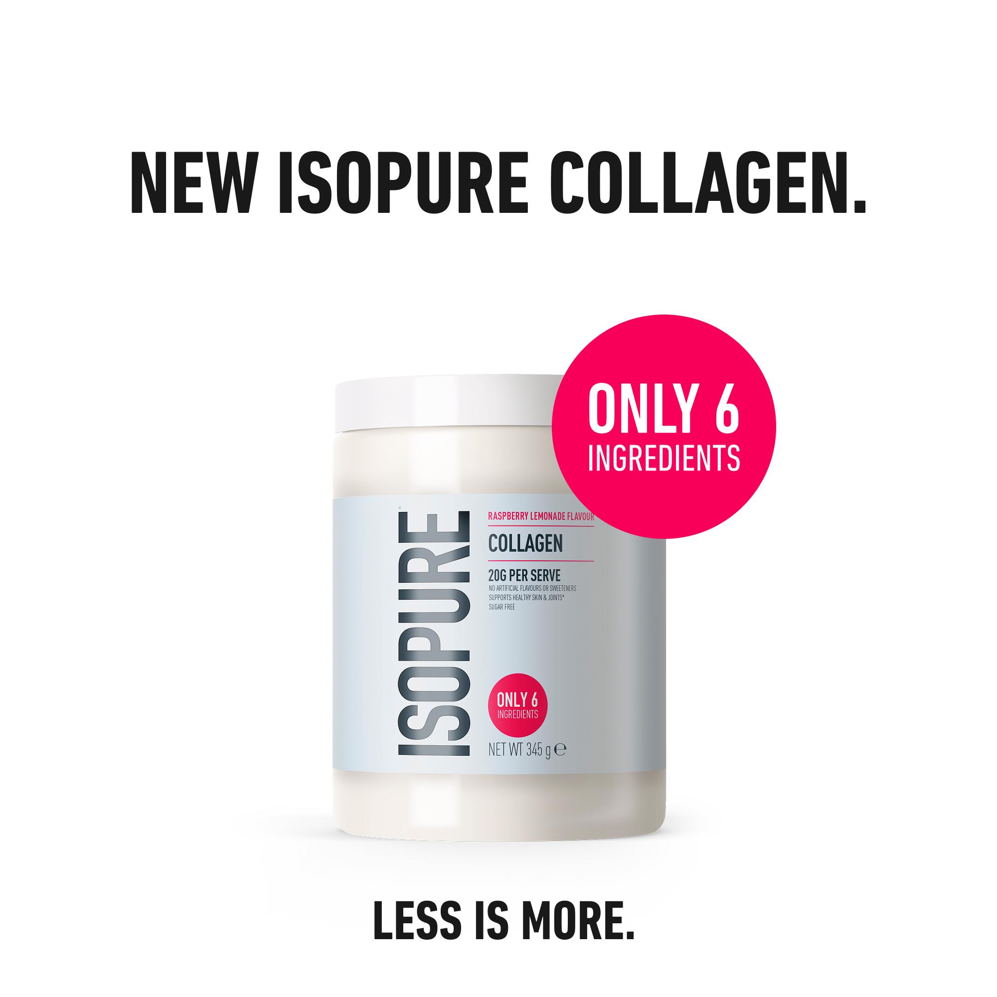 Isopure Raspberry Lemonade Collagen Powder 345g thumbnail 3