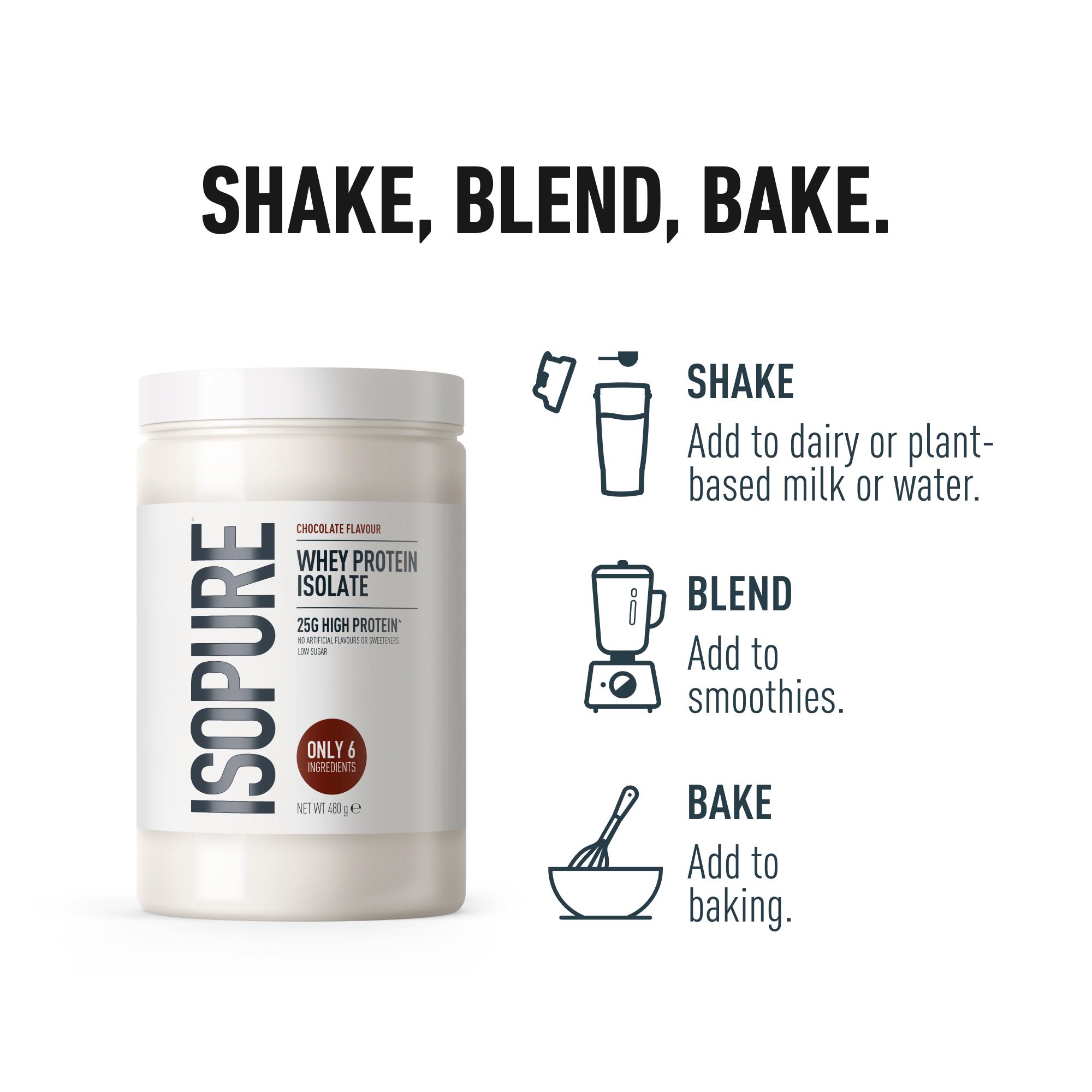 Isopure Whey Protein Isolate Chocolate 480g thumbnail 5