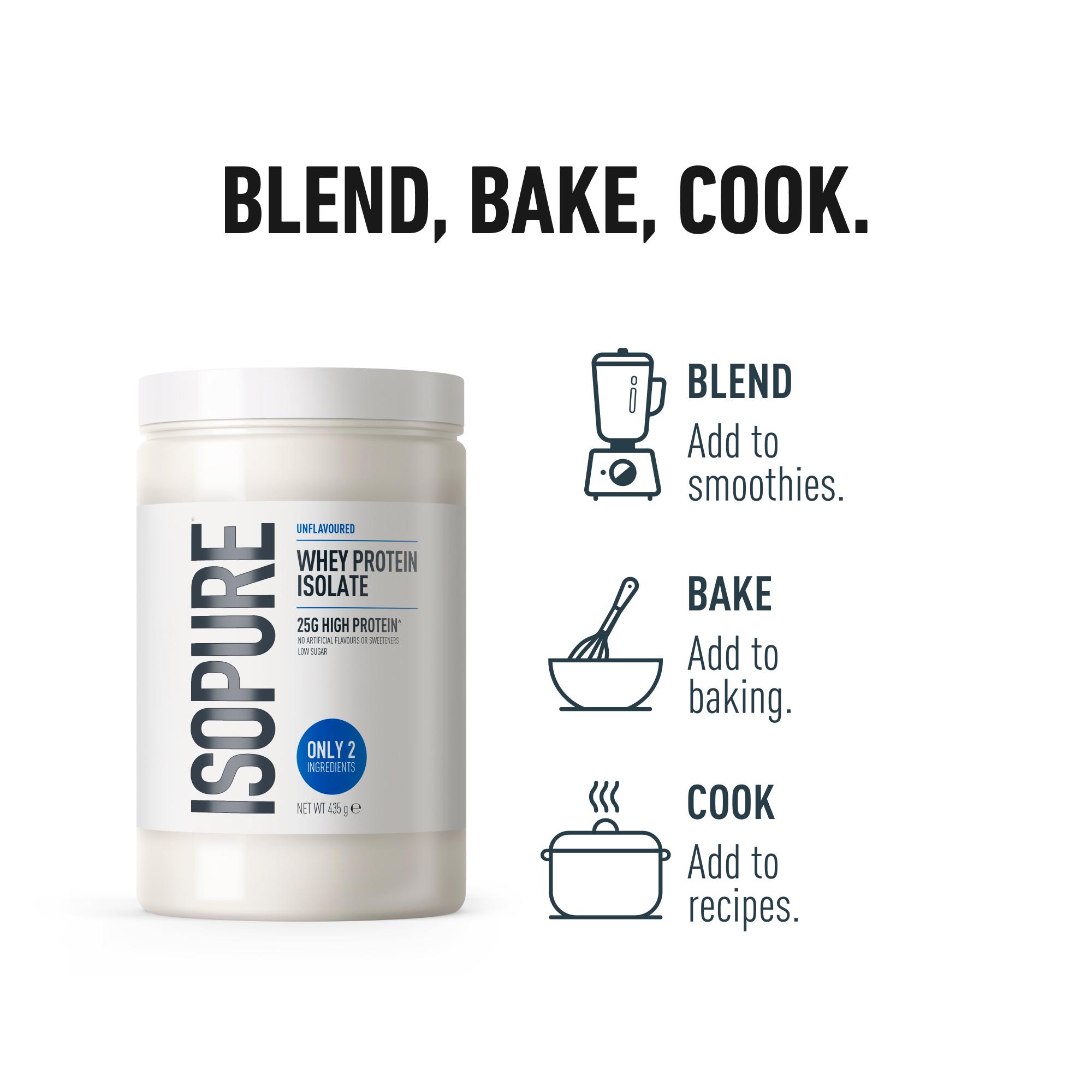 Isopure Whey Protein Isolate Unflavoured 435g thumbnail 5