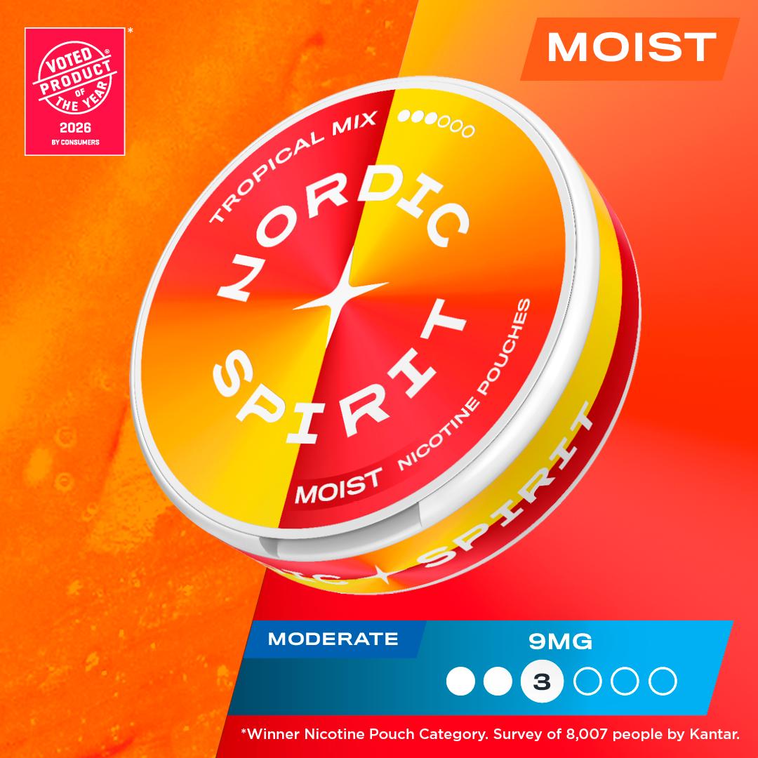 Nordic Spirit Nicotine Pouch Tropical Mix 9mg thumbnail 2