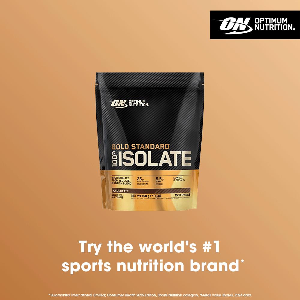 Optimum Nutrition 100% Gold Standard Isolate Chocolate 15 Servings 450g thumbnail 3