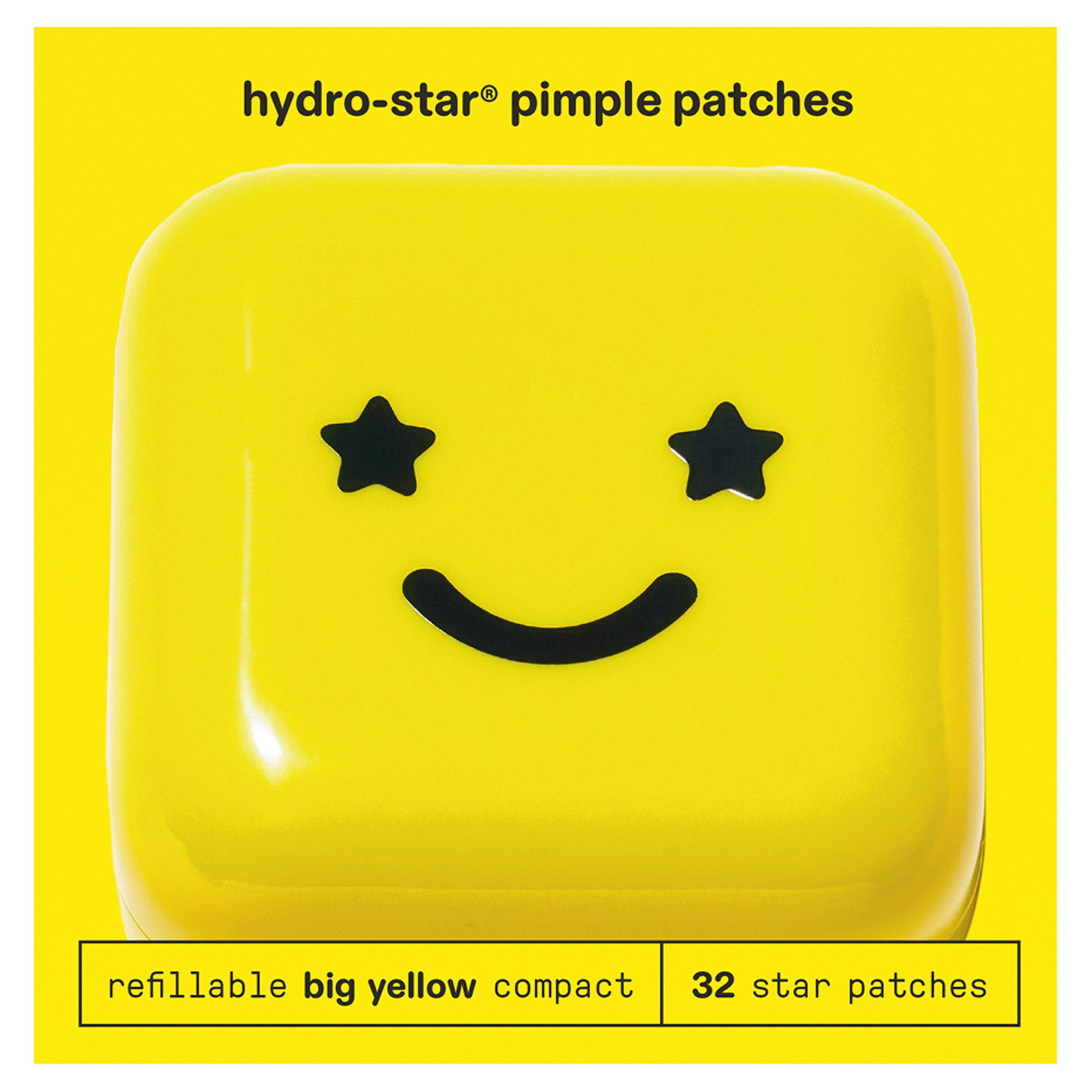 Starface Hydro Star Pimple Patches with Big Yellow Compact x32