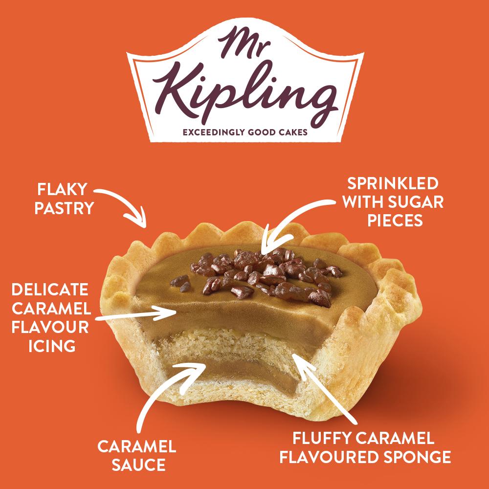 Mr Kipling Caramel Cake Tarts x4 thumbnail 2