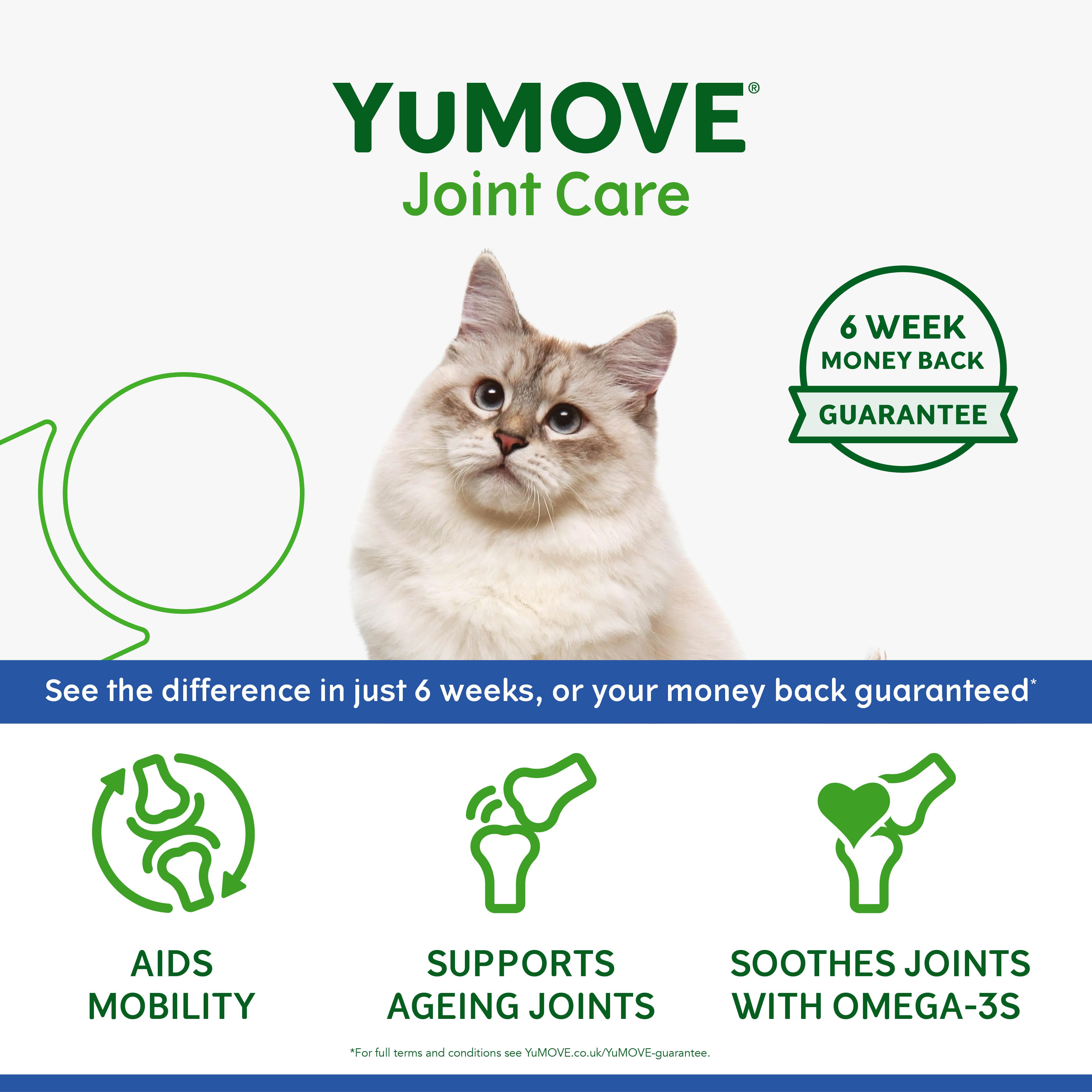 Yumove Joint Care Daily Bites for Senior Cats 45g thumbnail 2