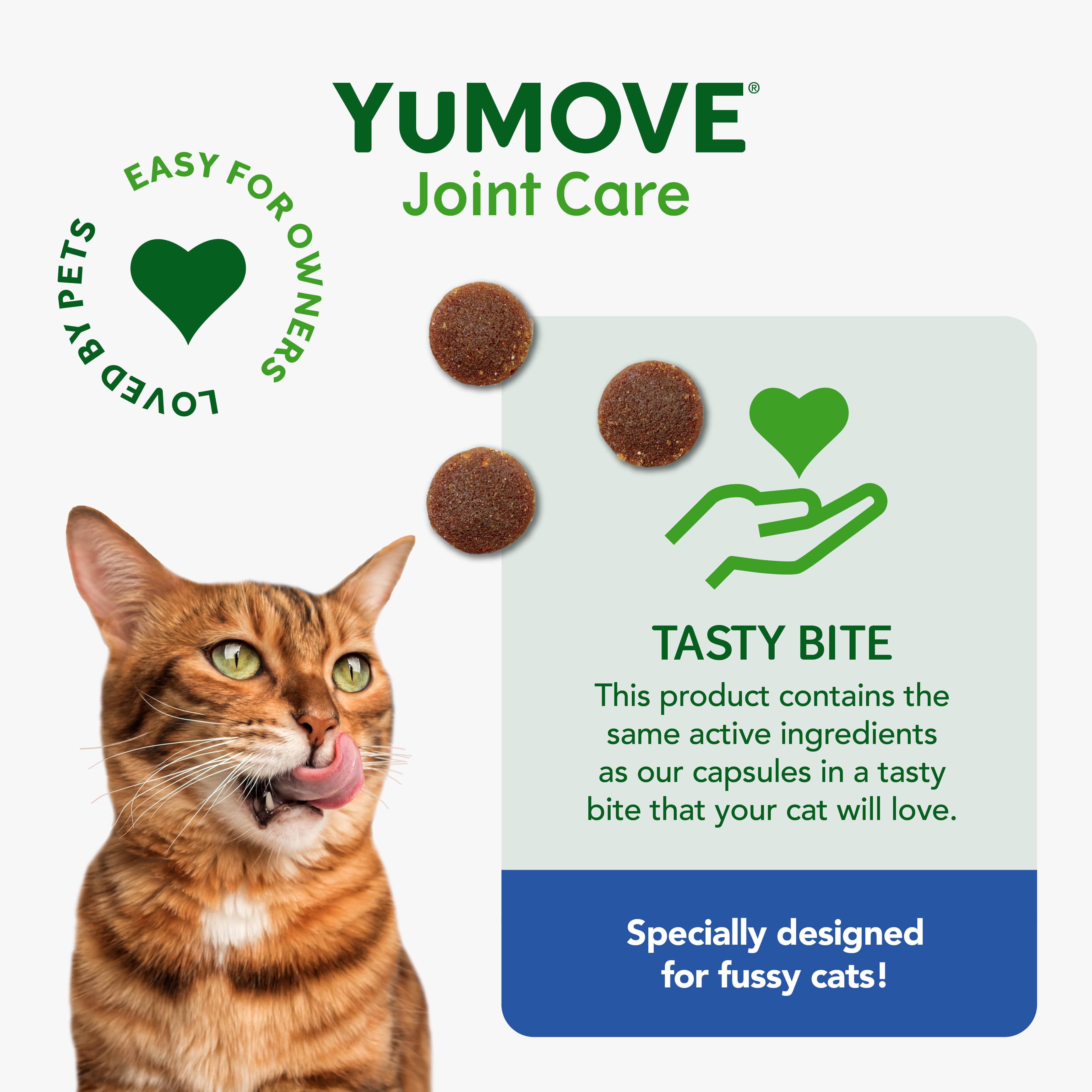 Yumove Joint Care Daily Bites for Senior Cats 45g thumbnail 4