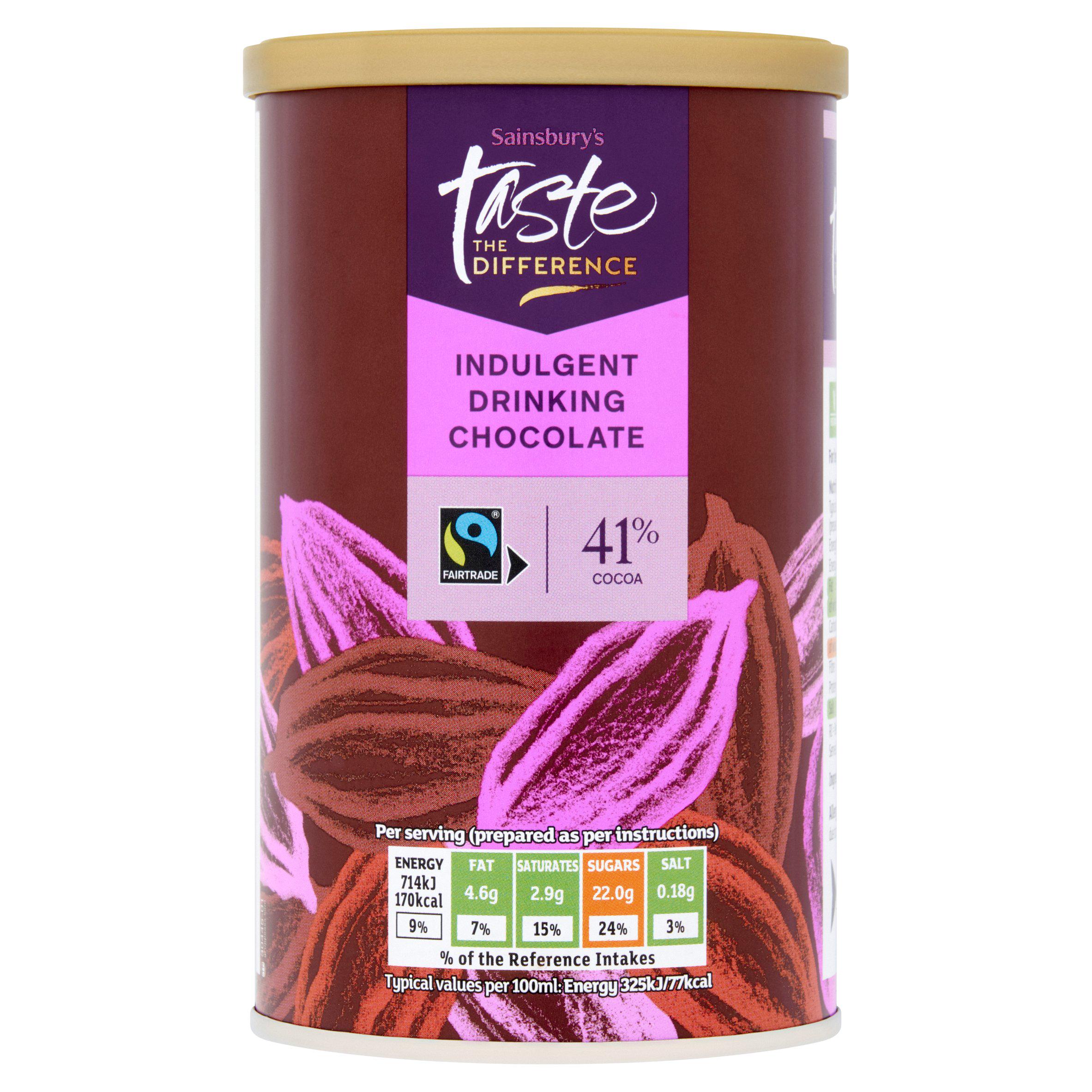 Sainsbury's Drinking Chocolate, Taste the Difference 300g