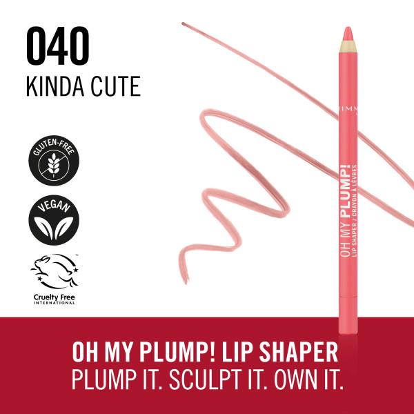 Rimmel Oh My Plump Lip Shaper 040 Kinda Cute thumbnail 4