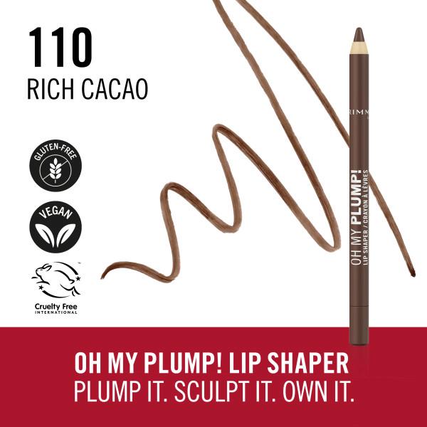 Rimmel Oh My Plump Lip Shaper 110 Rich Cacao thumbnail 4
