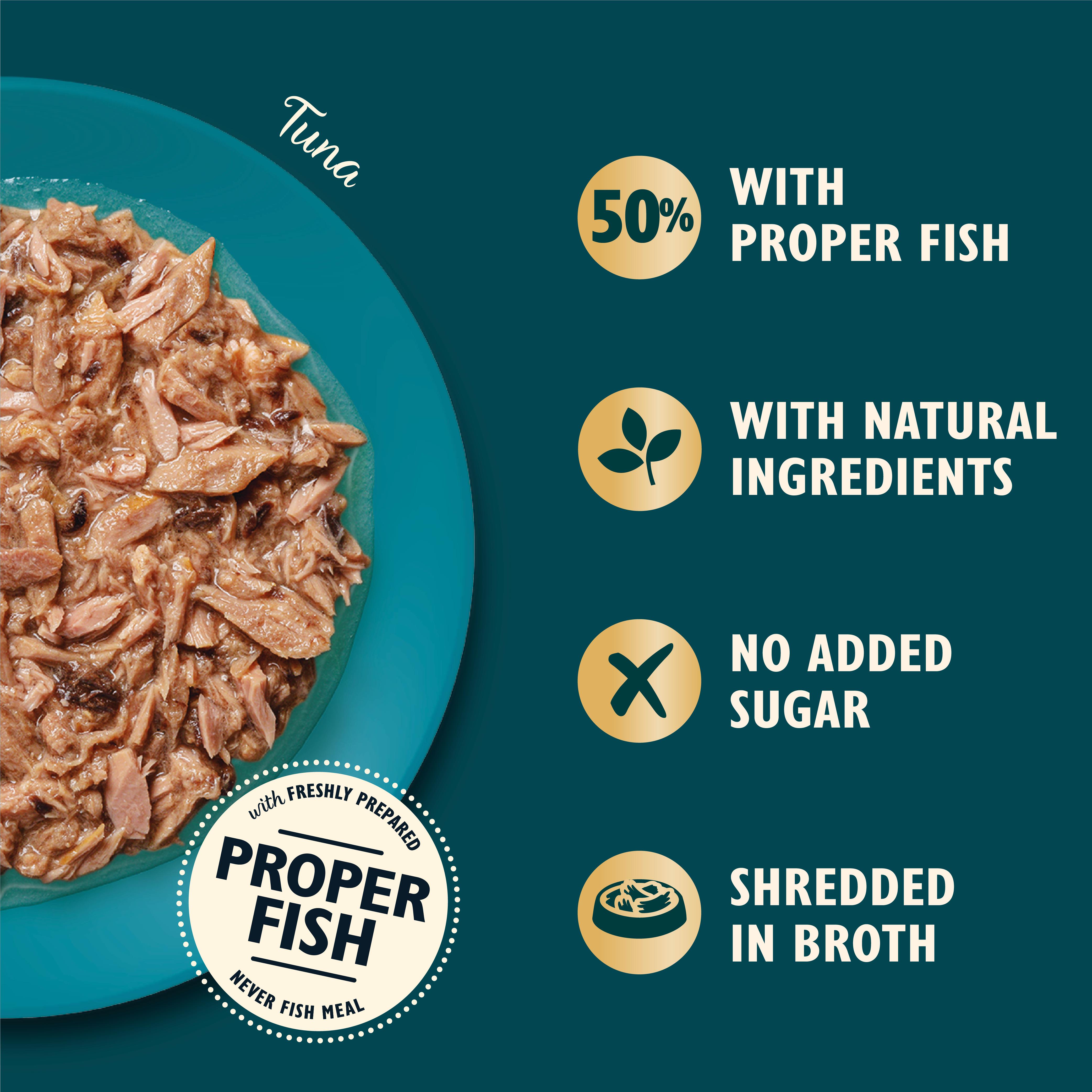 Lily's Kitchen Shredded Fillets in Broth Multipack for Cats 4 x 70g thumbnail 3