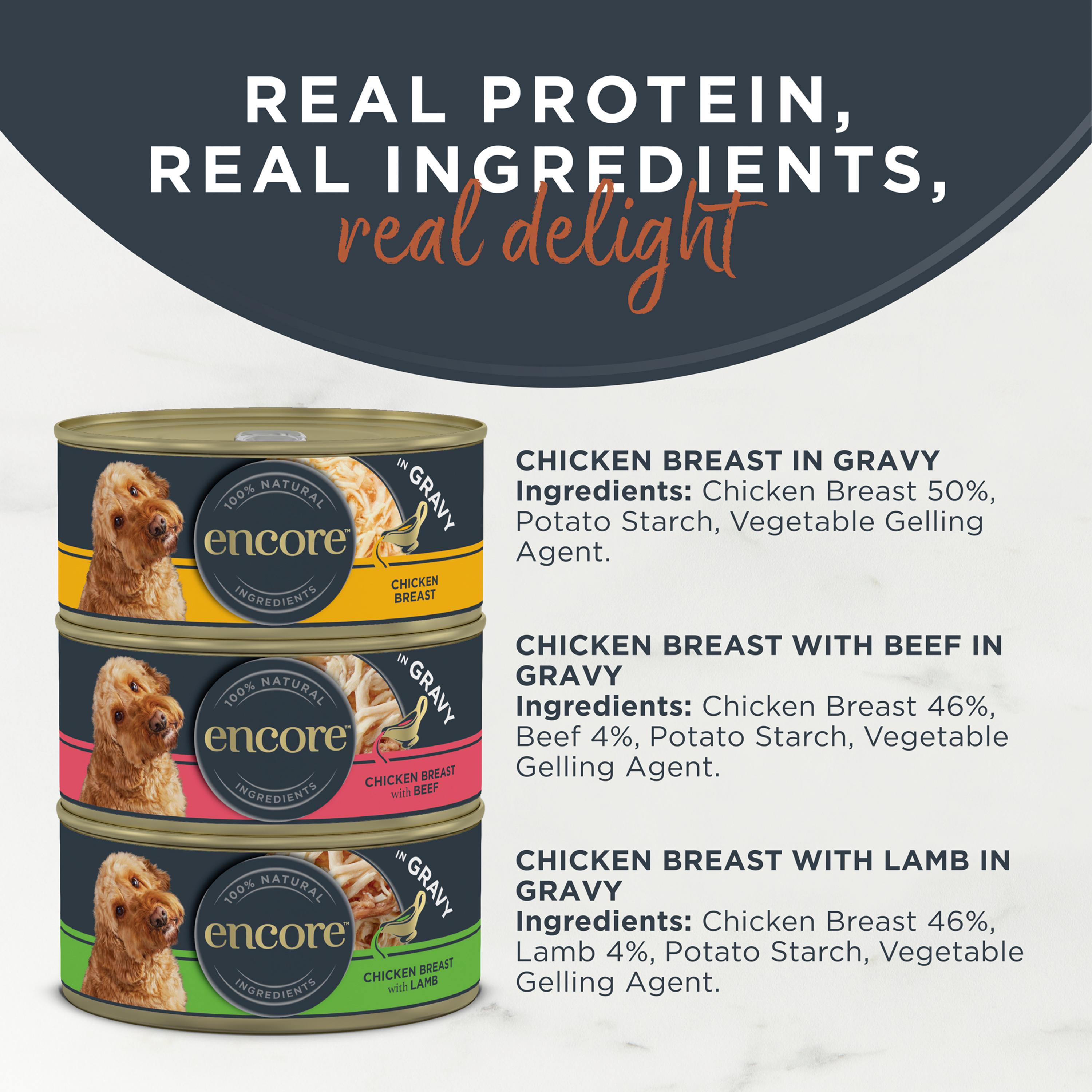Encore Meat Selection in Gravy Dog Food 8 x 156g thumbnail 2