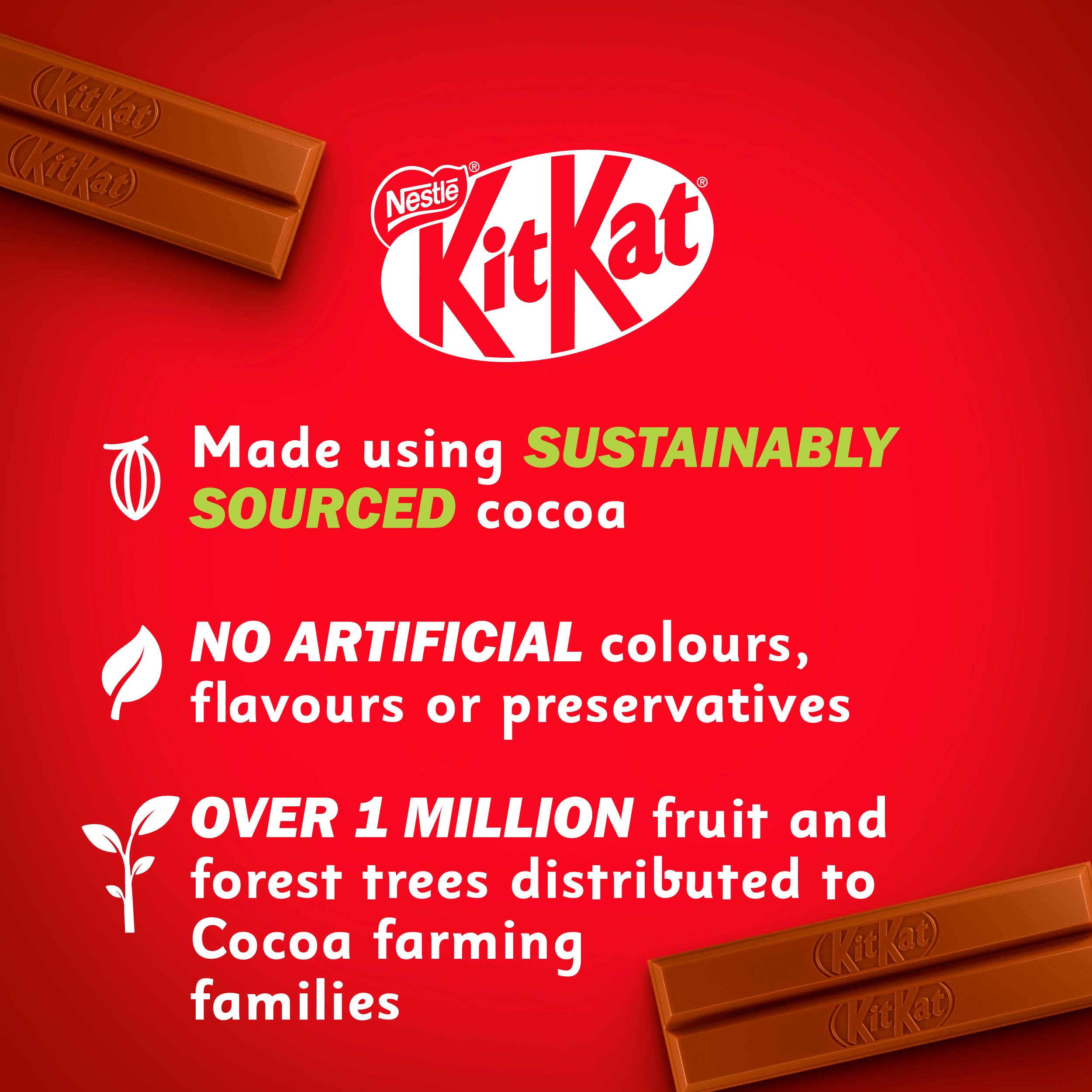 KitKat 2 Finger Milk Chocolate Biscuit Bar Multipack 18 x 20.7g thumbnail 3