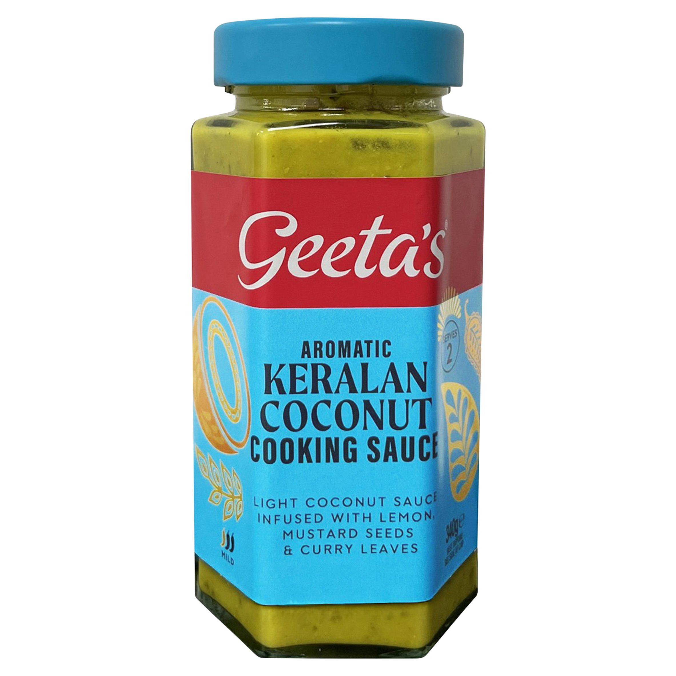 Geeta's 340g Aromatic Keralan Coconut Cooking Sauce
