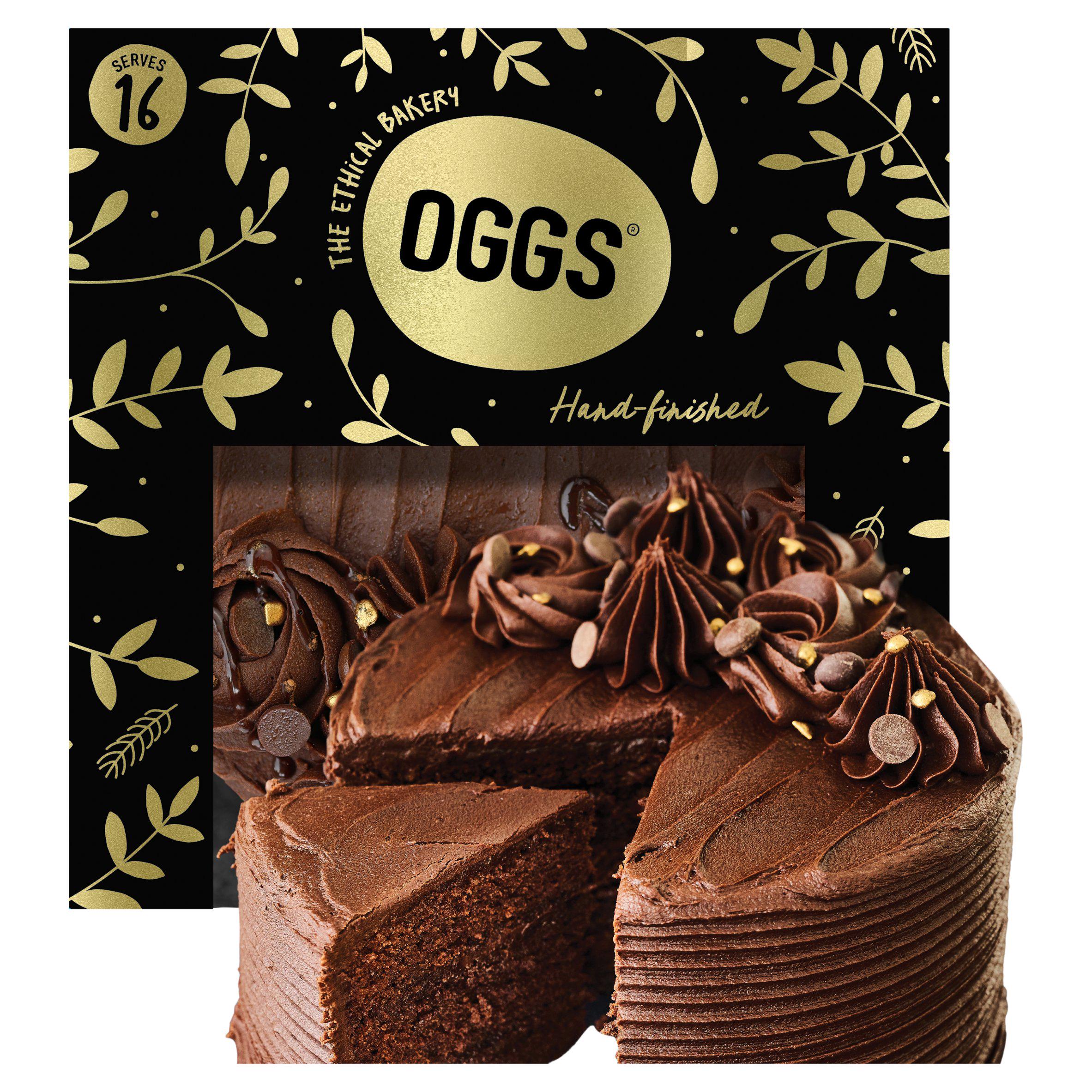 OGGS Rich Velvety Chocolate Fudge Cake