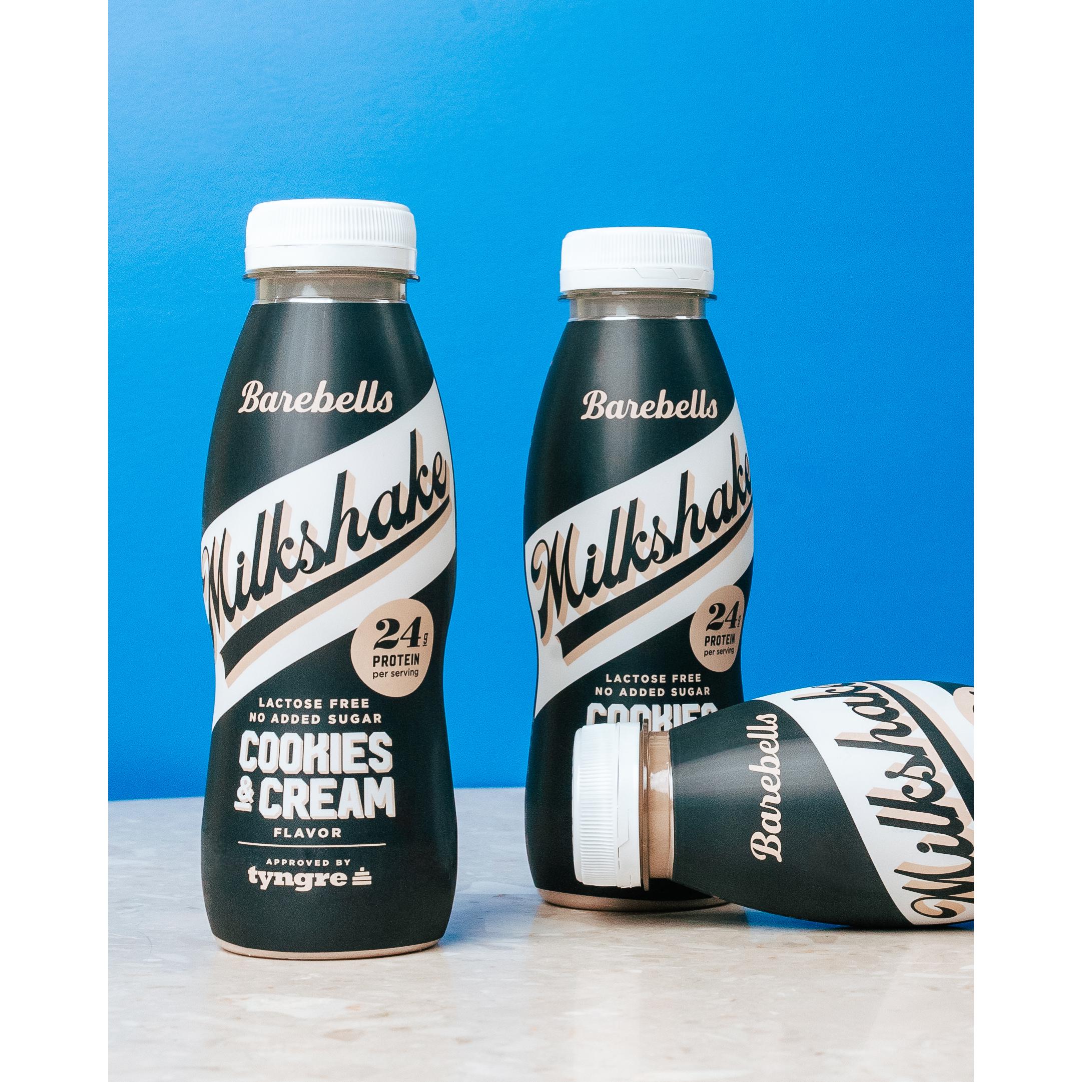Barebells Cookies & Cream Flavor Milkshake 330ml thumbnail 4