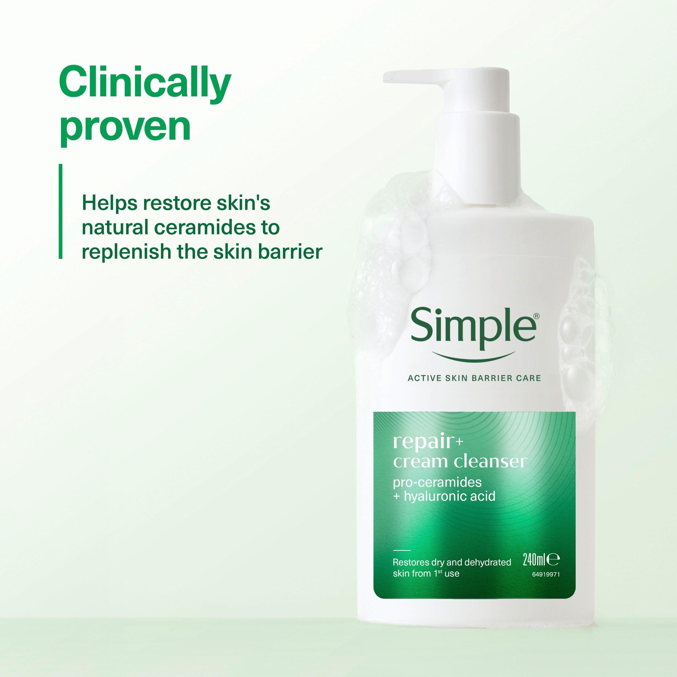 Simple Facial Cleanser Repair+ 240ml thumbnail 4