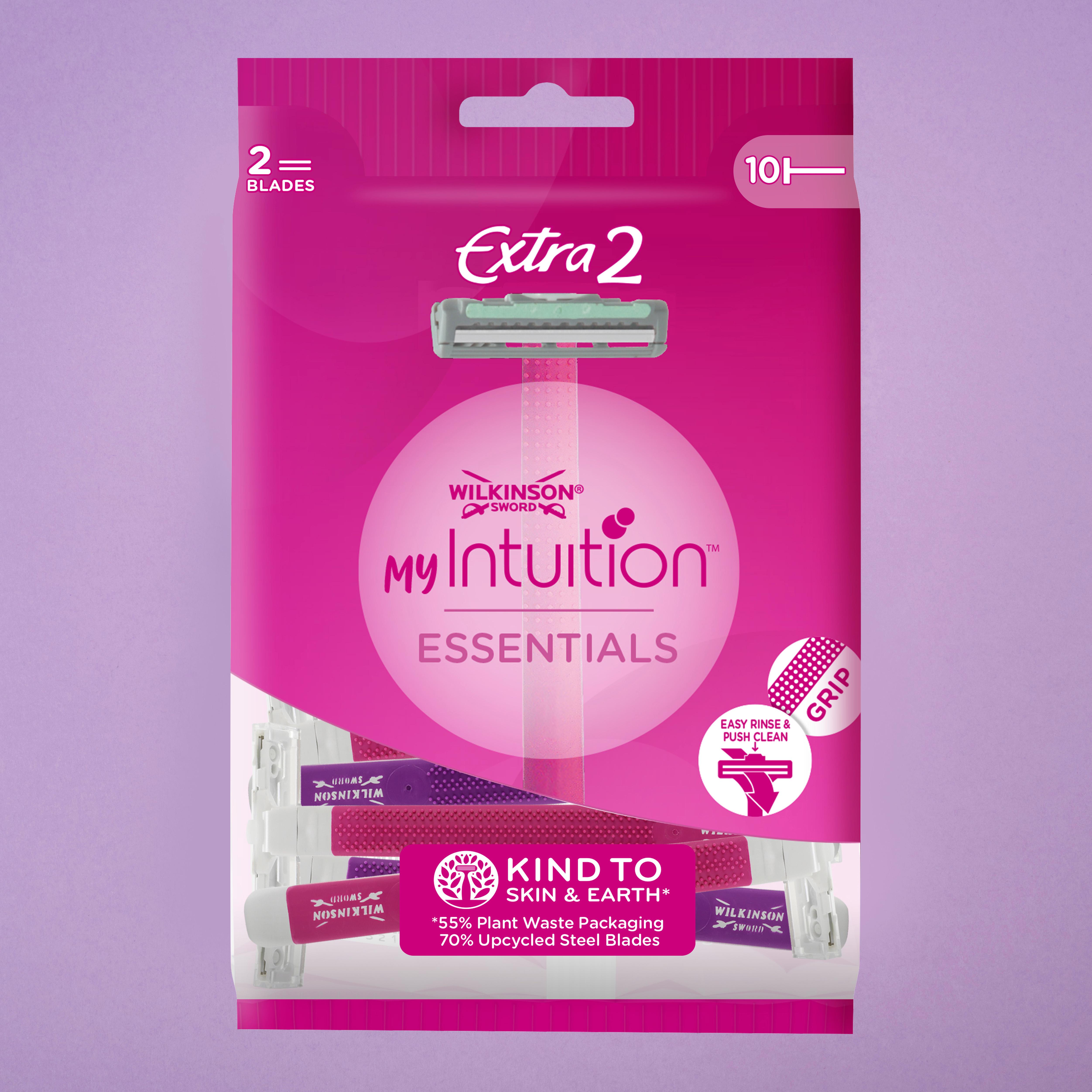 Wilkinson Sword My Intuition Essentials Extra 2 Women's Disposable Razors x10 thumbnail 6