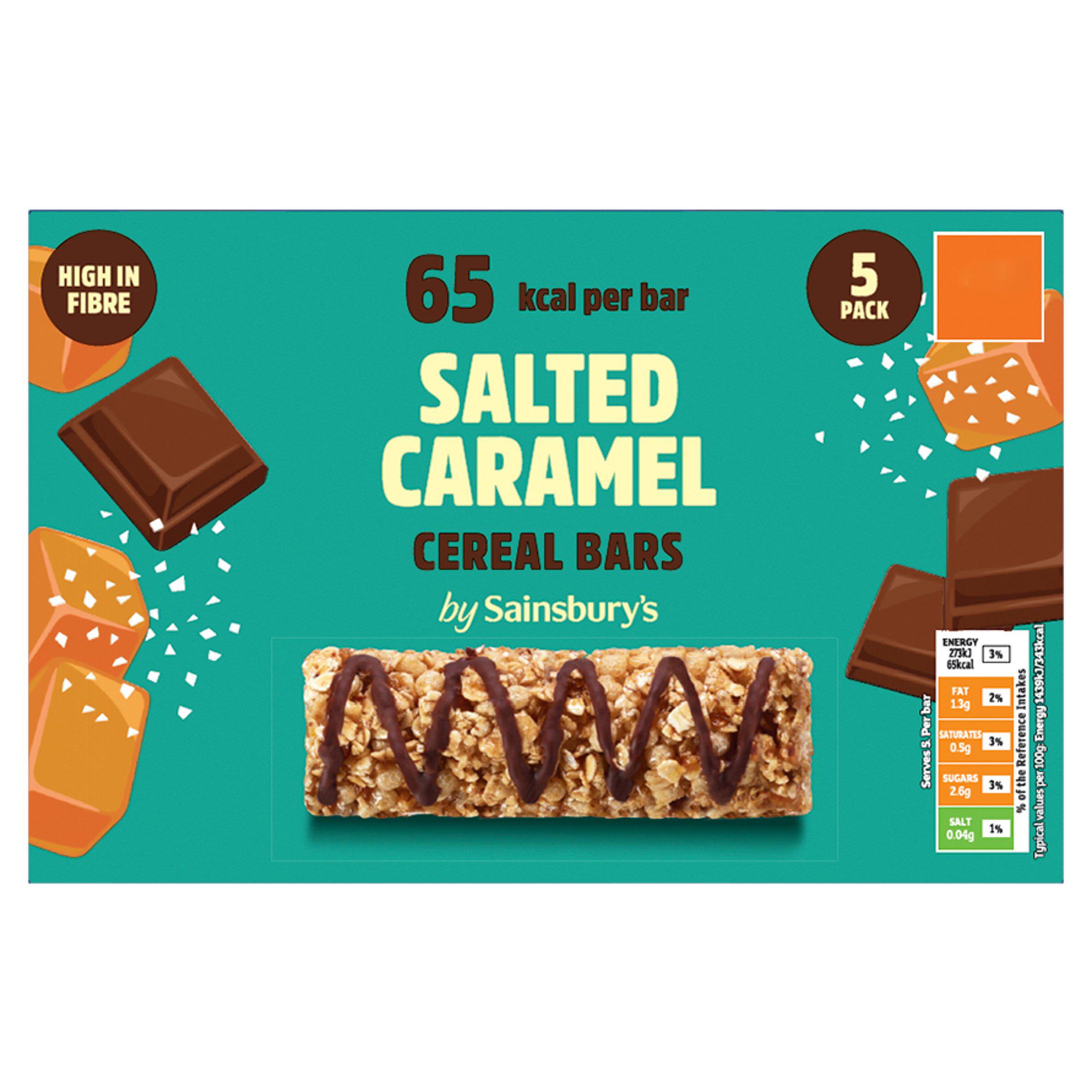 Sainsbury's 5 Salted Caramel Cereal Bars 95g