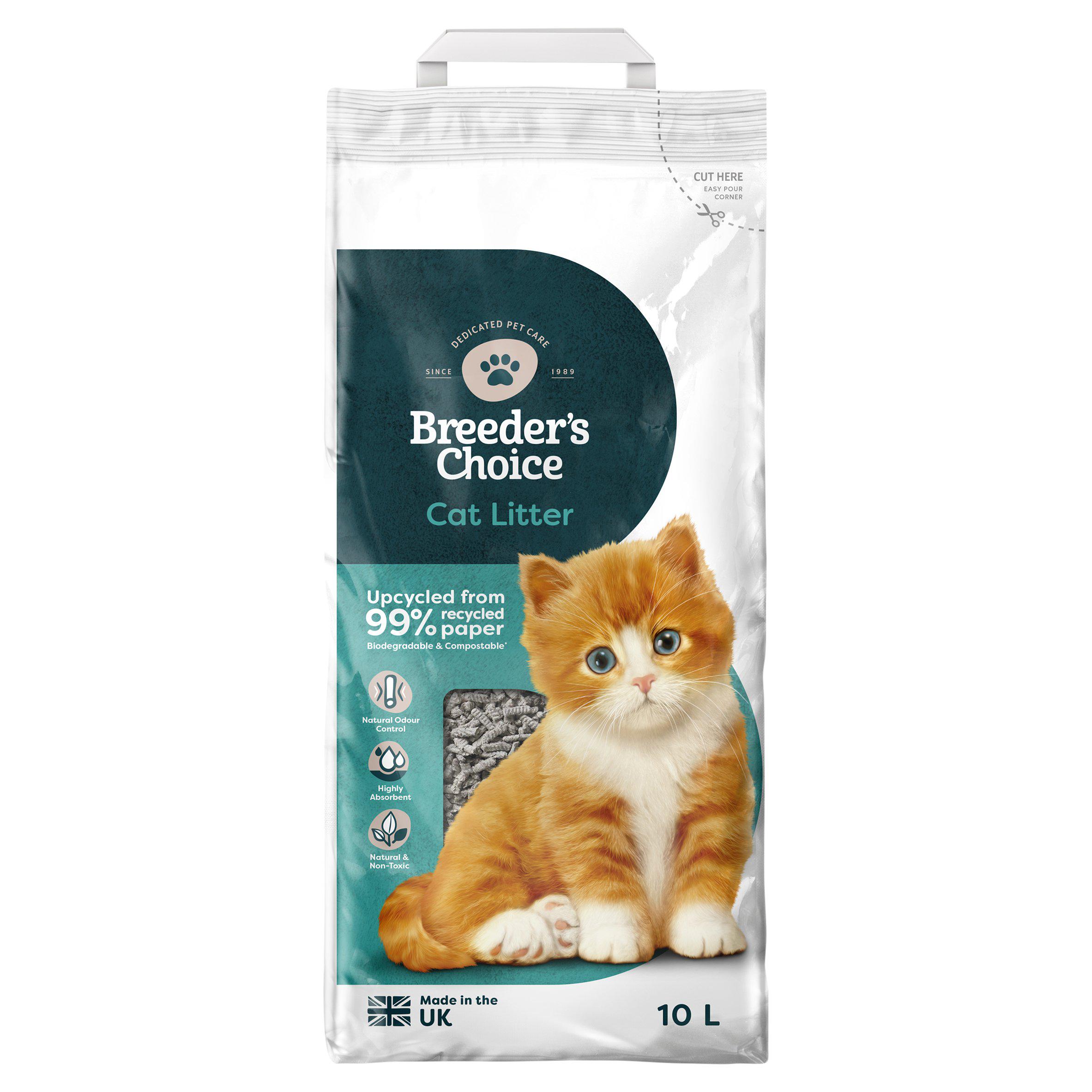 Breeder Celect Paper Non Clumping Cat Litter