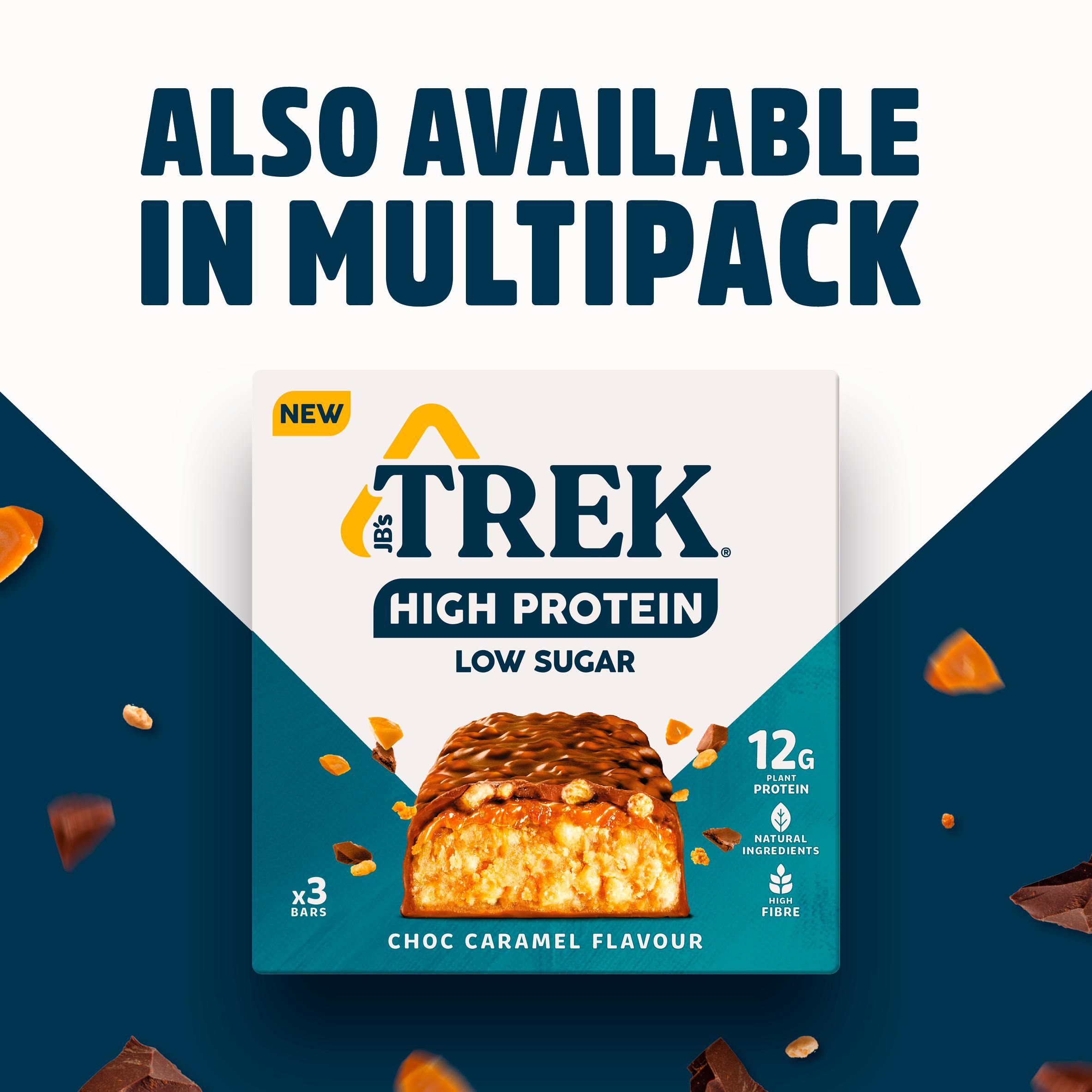 Trek High Protein Low Sugar Choc Caramel Flavour 44g thumbnail 5