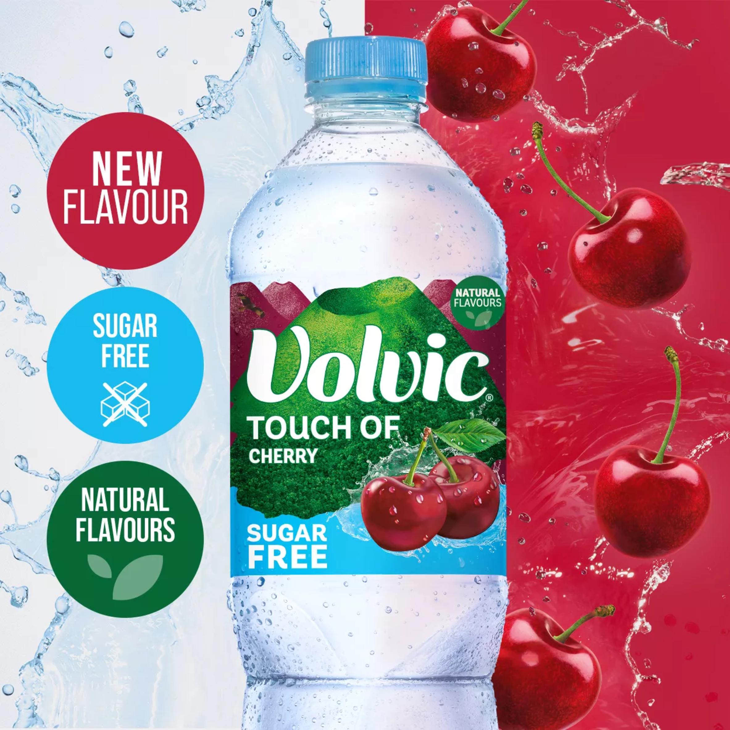 Volvic Touch of Fruit Sugar Free Cherry Natural Flavoured Water 1.5L thumbnail 5