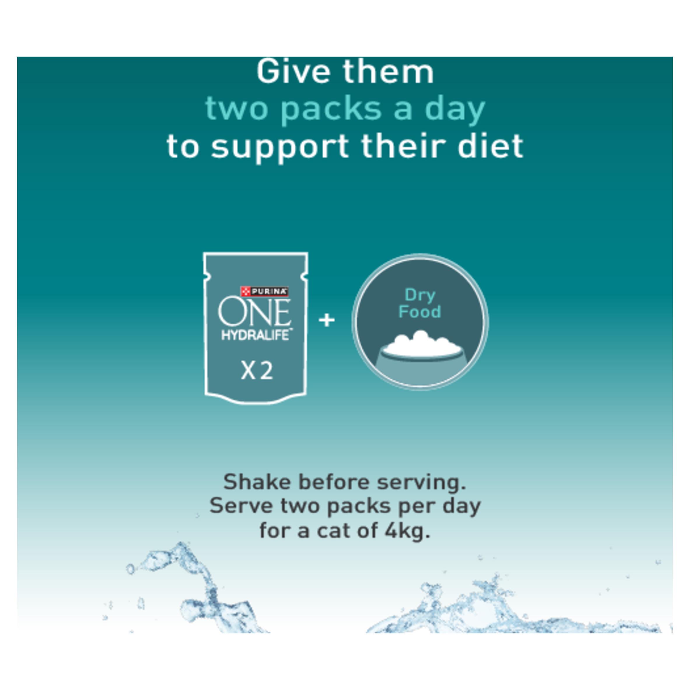 Purina One Hydralife Chicken Cat Supplements 6 x 50g thumbnail 6