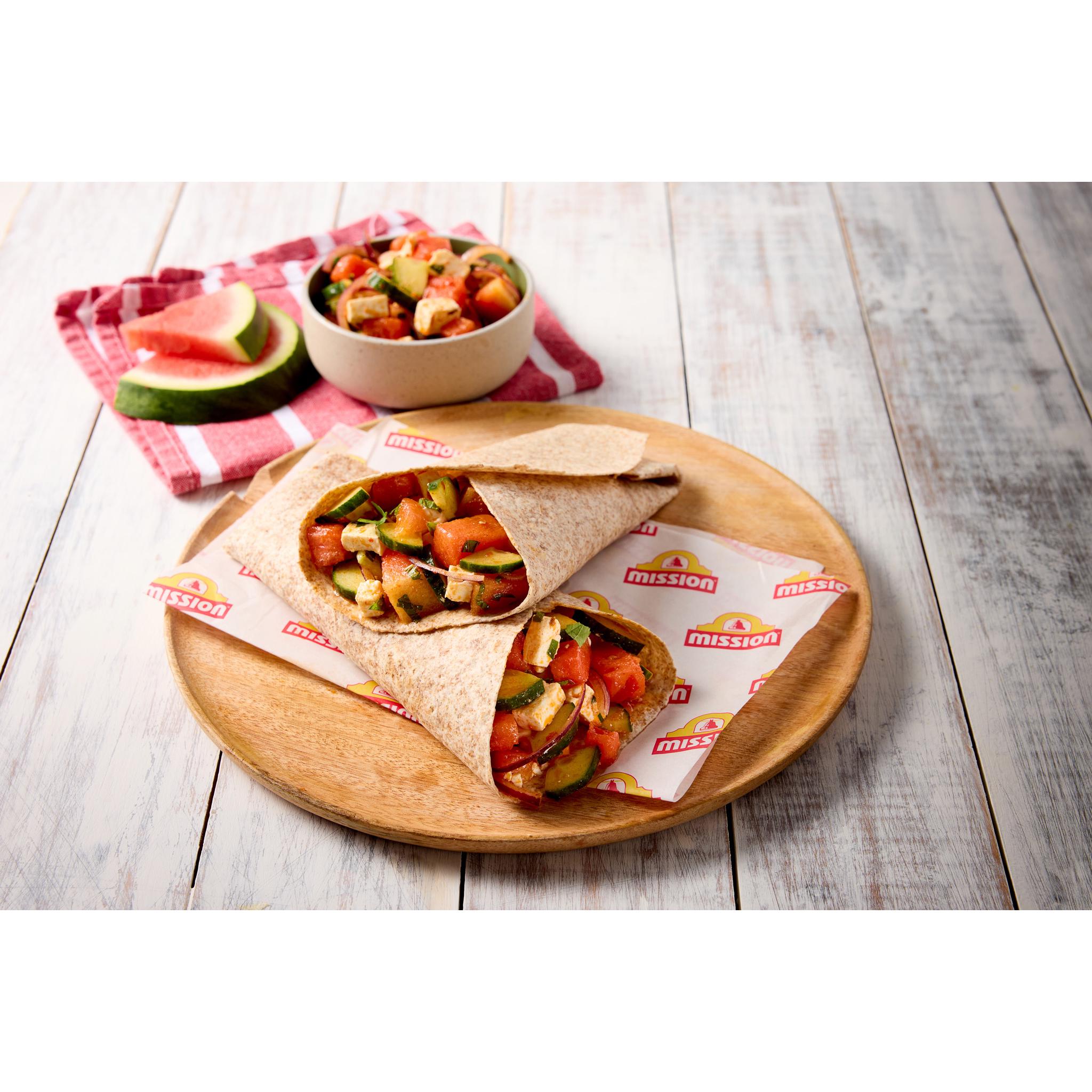 Mission 6 x Wholemeal Tortilla Wraps thumbnail 2