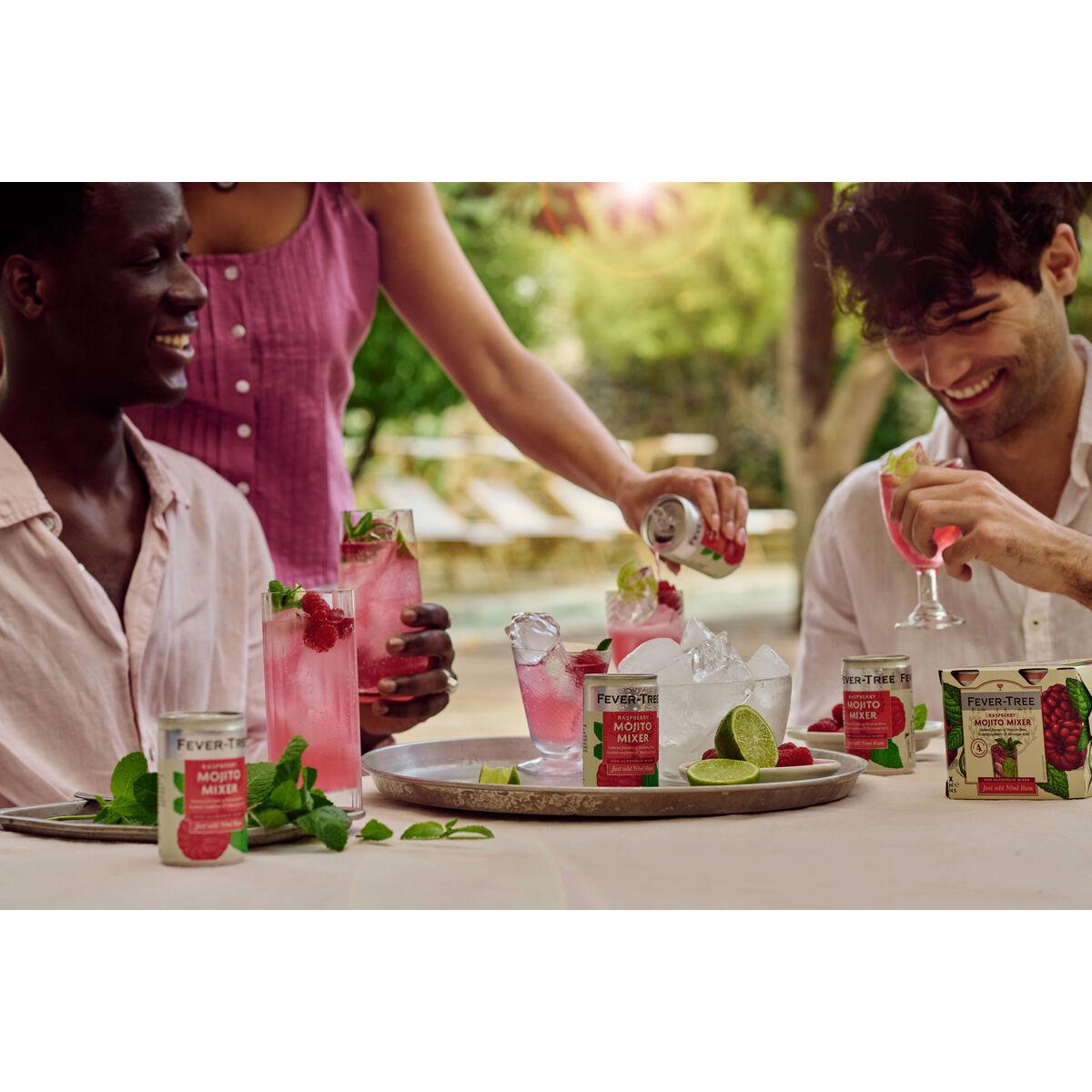 Fever-Tree Raspberry Mojito Mixer 4 x 150ml thumbnail 2