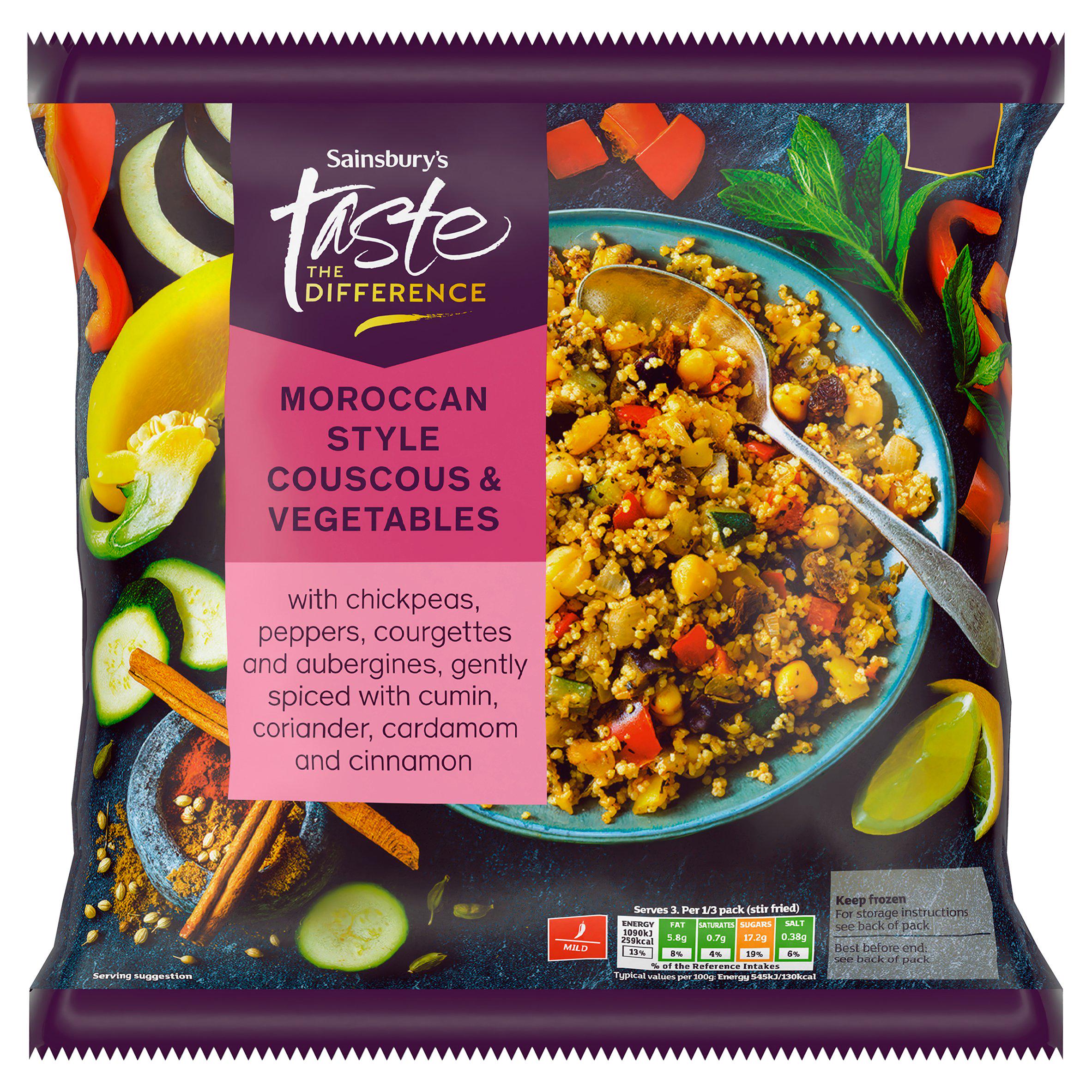 Sainsbury's Moroccan Style Couscous & Vegetables, Taste the Difference 600g