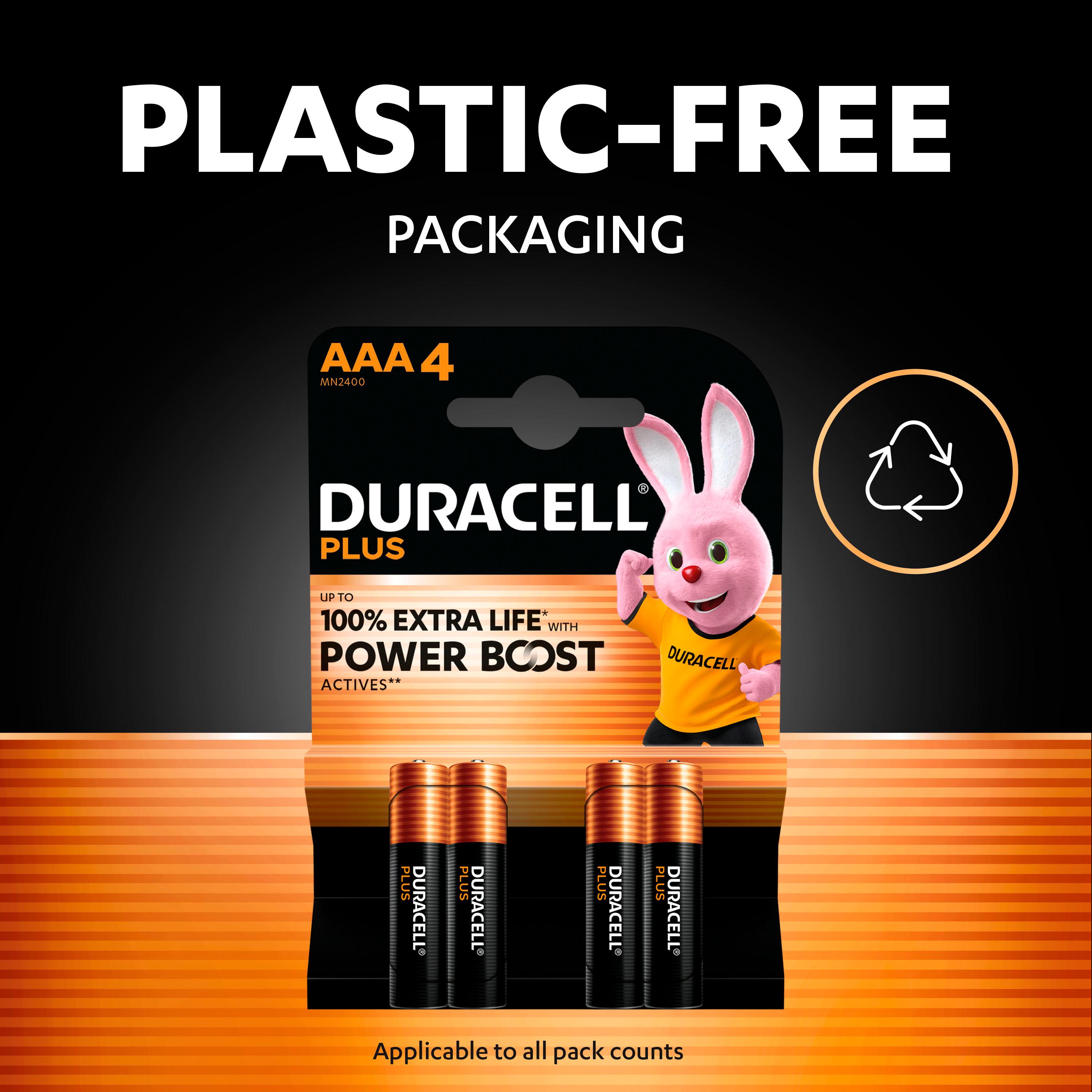 Duracell Pack of 4 Powerboost Plus AAA Batteries thumbnail 6