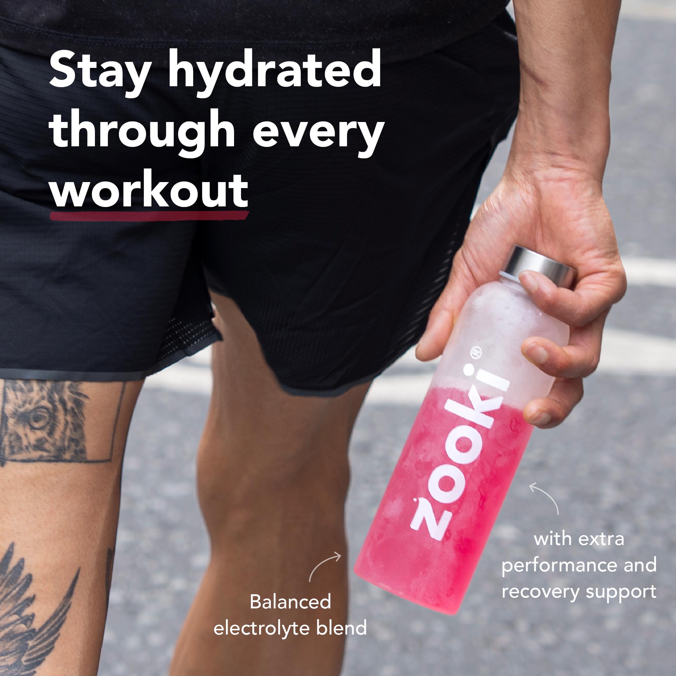 Zooki Hydration + Exercise & Recover Food Supplement Cherry 7.9g thumbnail 3