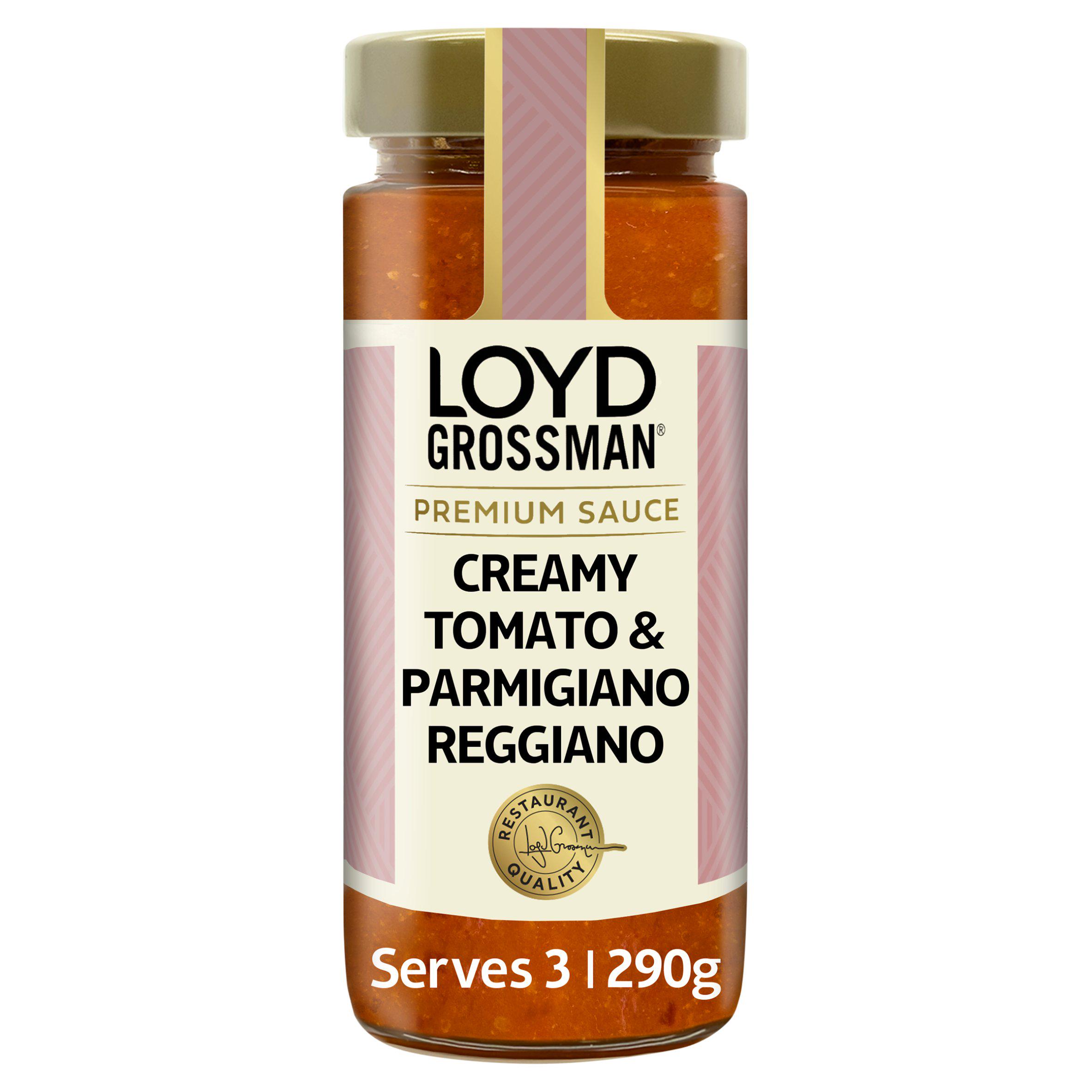 Loyd Grossman Creamy Tomato & Parmigiano Reggiano Premium Sauce 290g