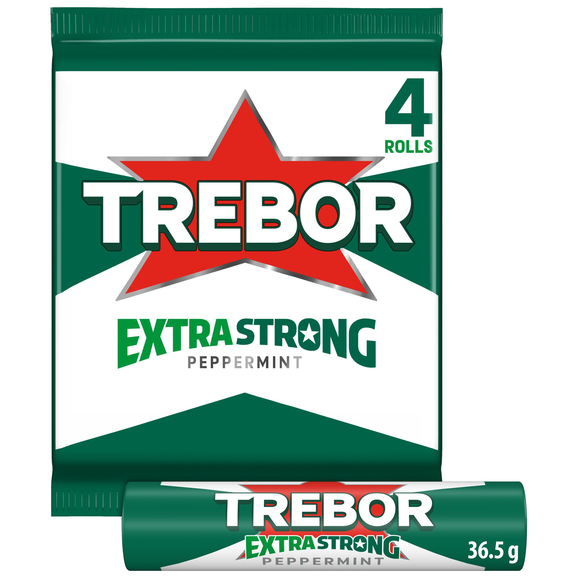 Trebor Extra Strong Peppermint Mint Rolls