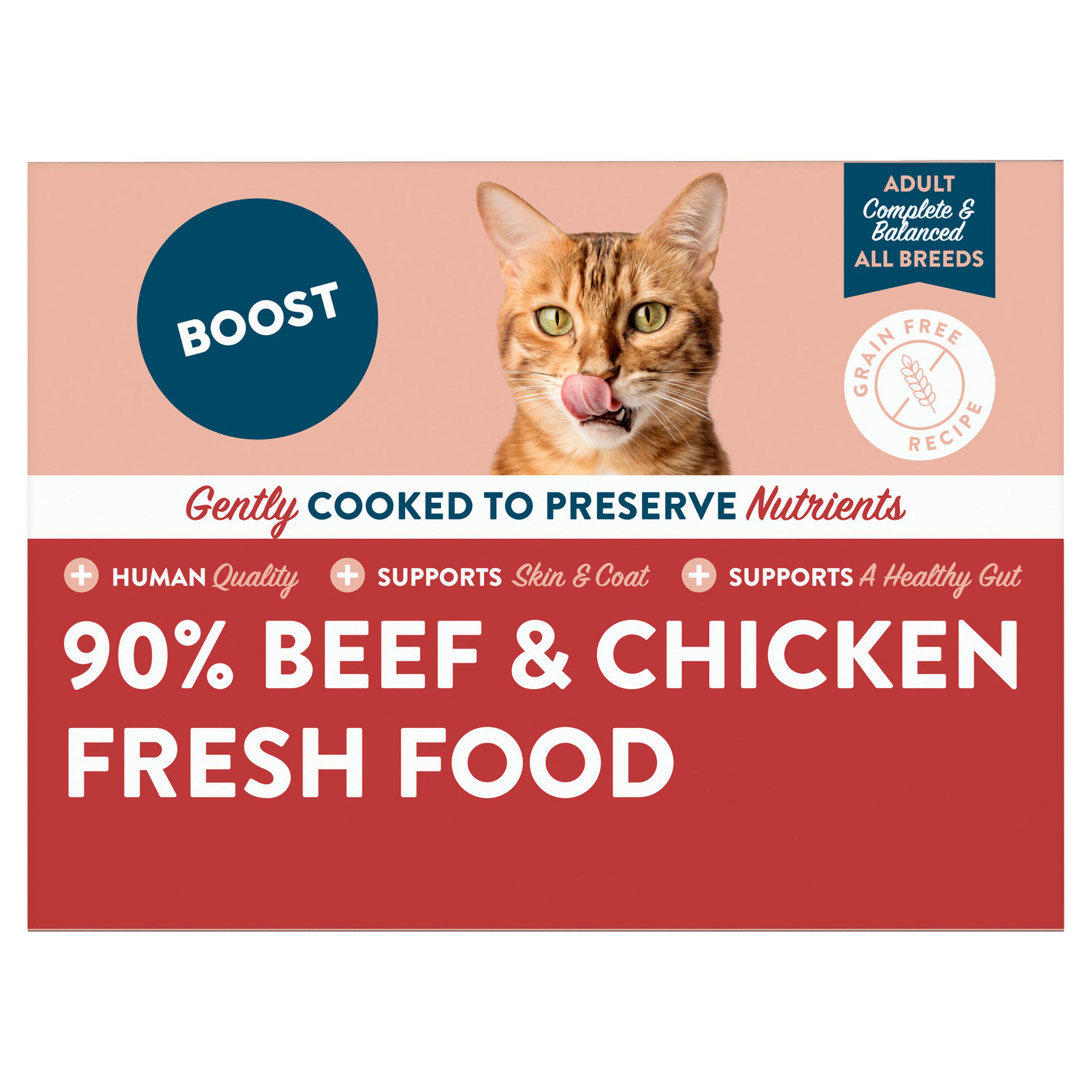 Boost 90% Beef & Chicken Fresh Food for Cats 150g