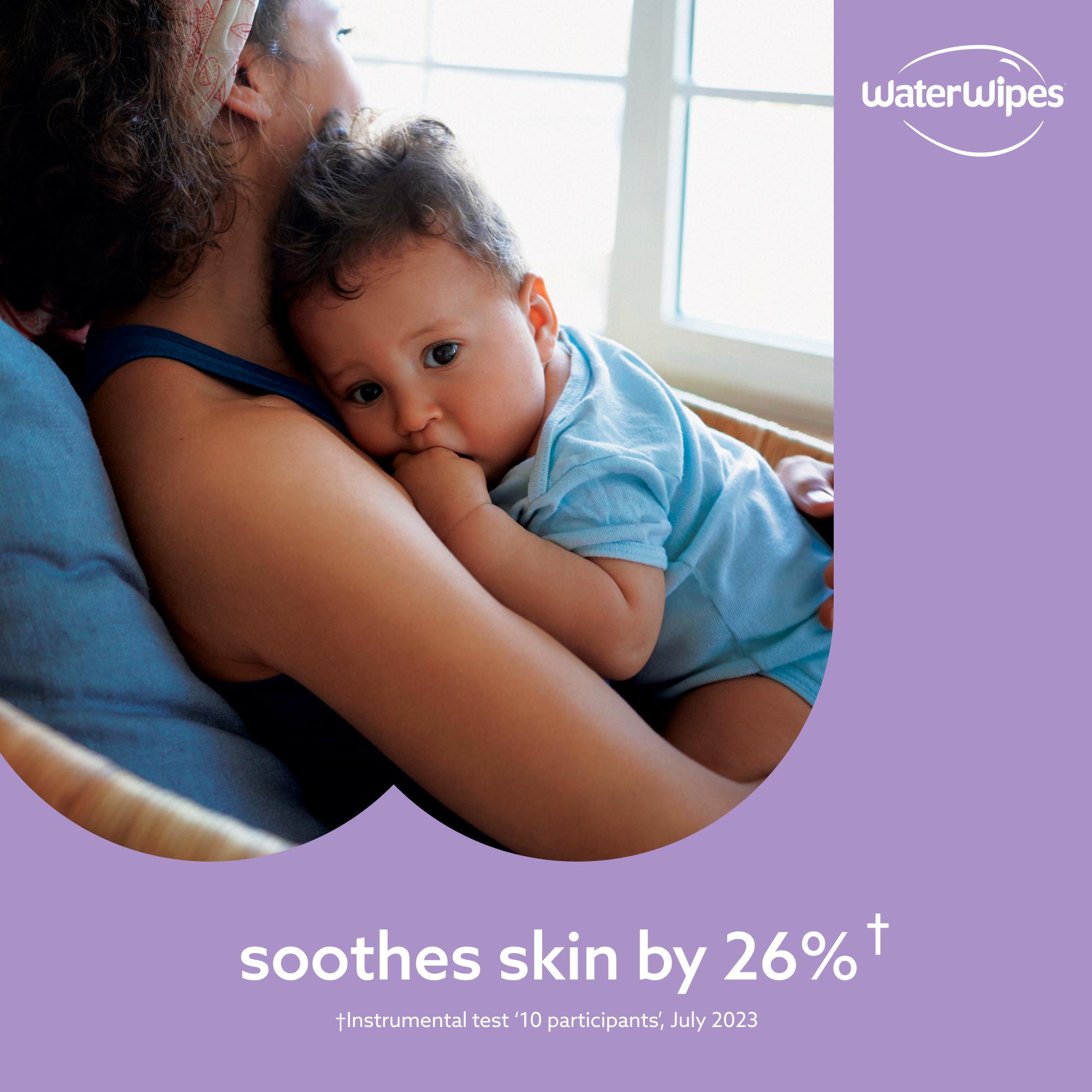 WaterWipes Soothing Clean Baby Wipes x60 thumbnail 4