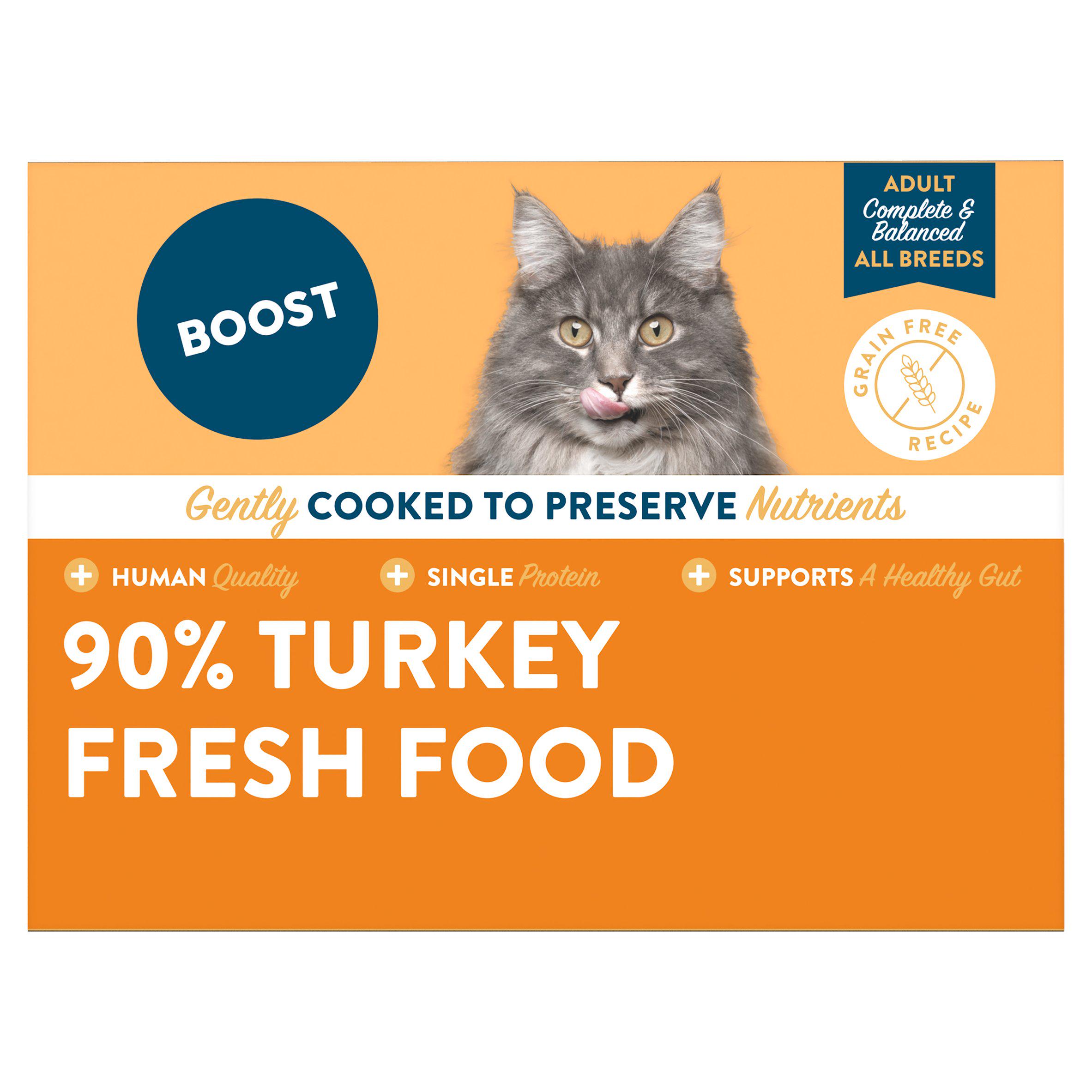 Boost 90% Turkey Fresh Cat Food 150g