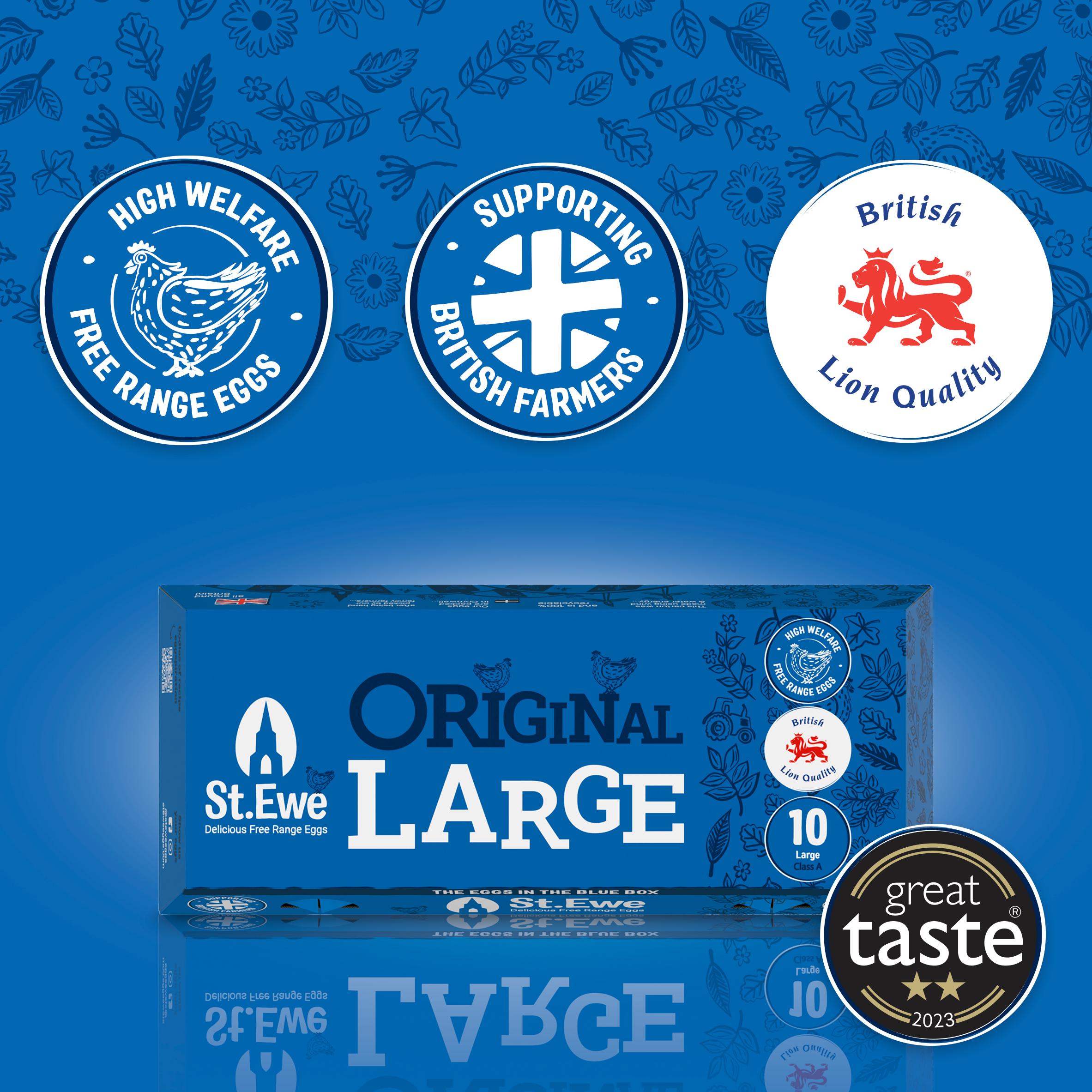 St. Ewe Original Large Free Range Eggs Pack x10 thumbnail 5