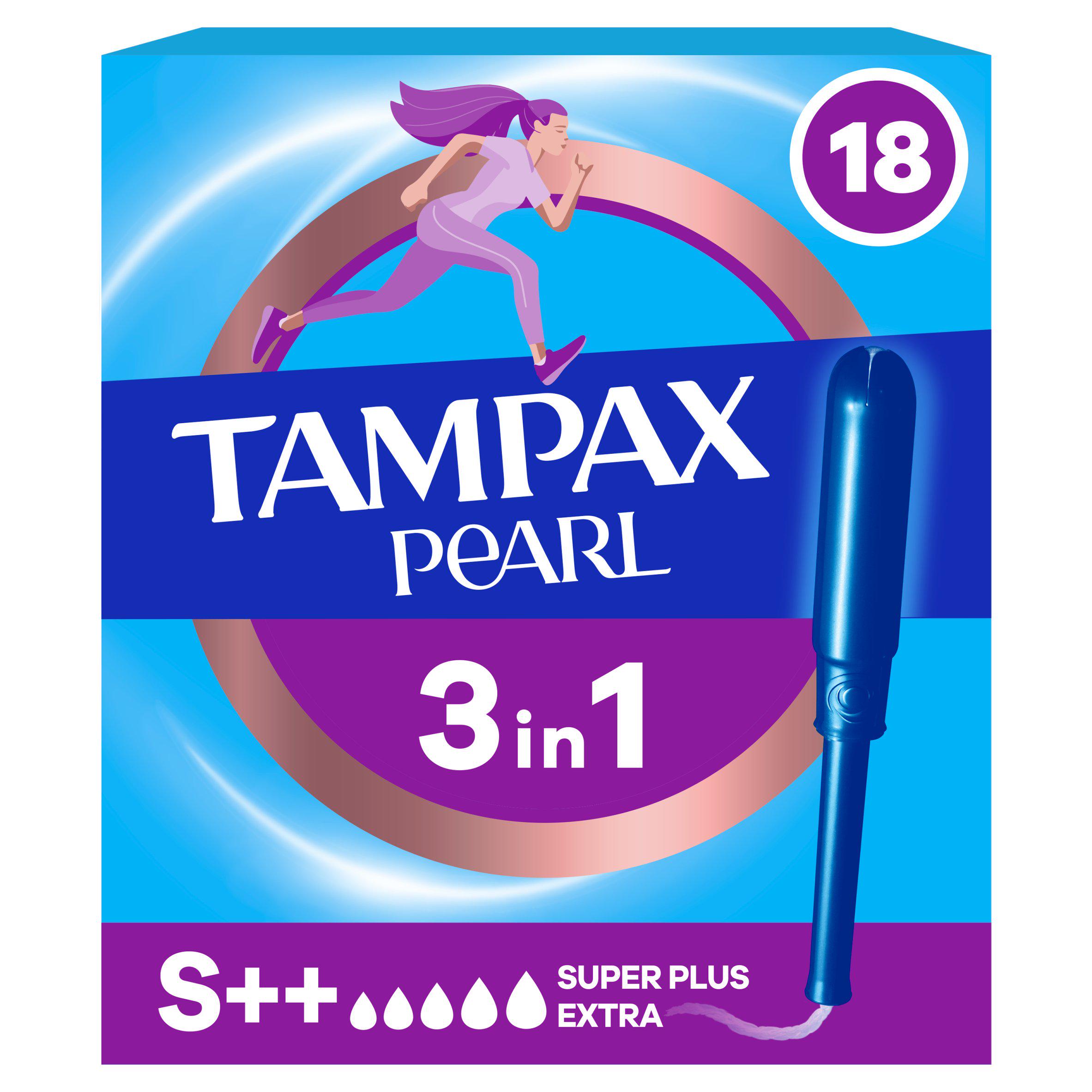 Tampax Pearl Super Plus Extra 18CT