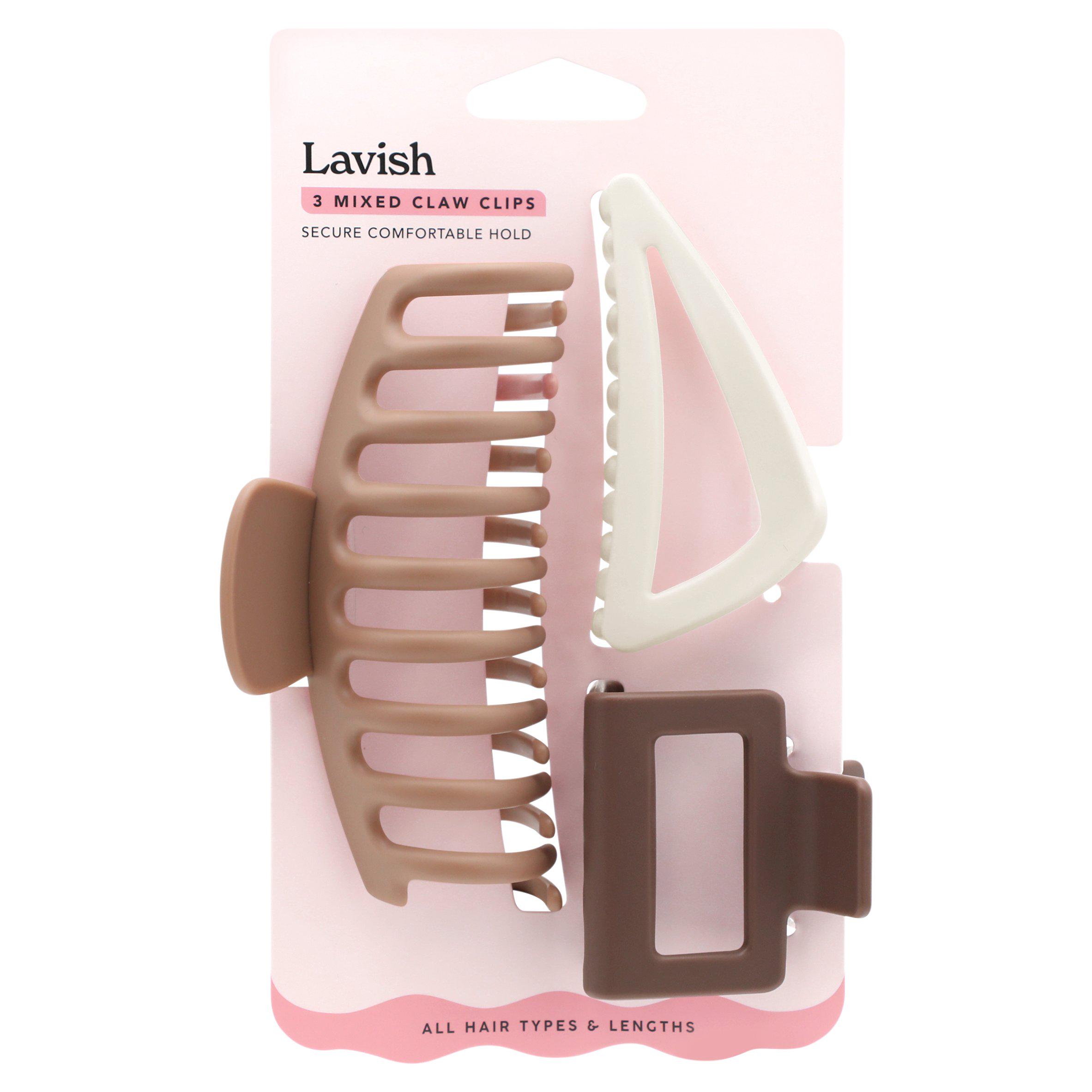 Lavish Mixed Claw Clips x3