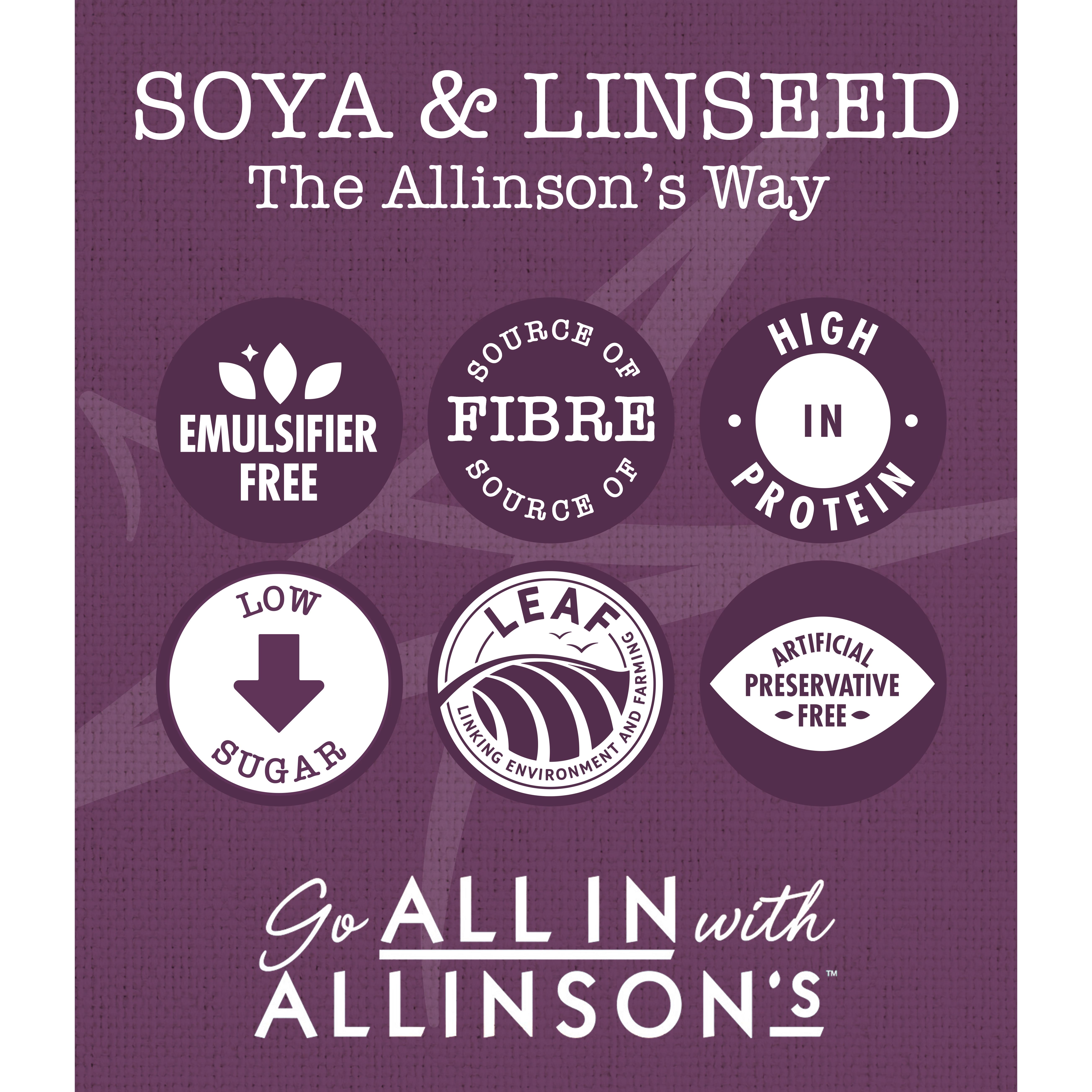 Allinson's Soya & Linseed Sliced Seeded Bread 750g thumbnail 2
