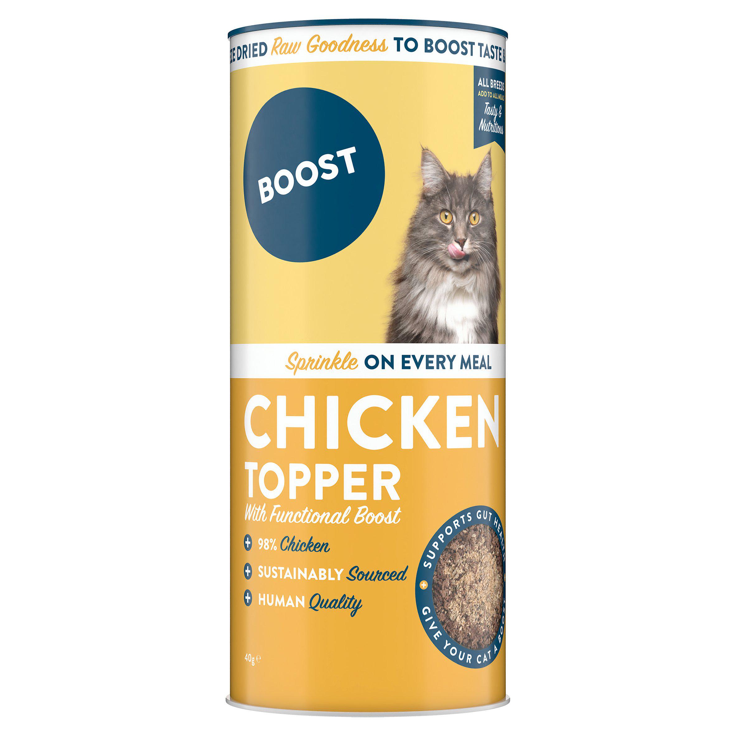 Boost 40g Chicken Topper with Functional Boost Cat Food