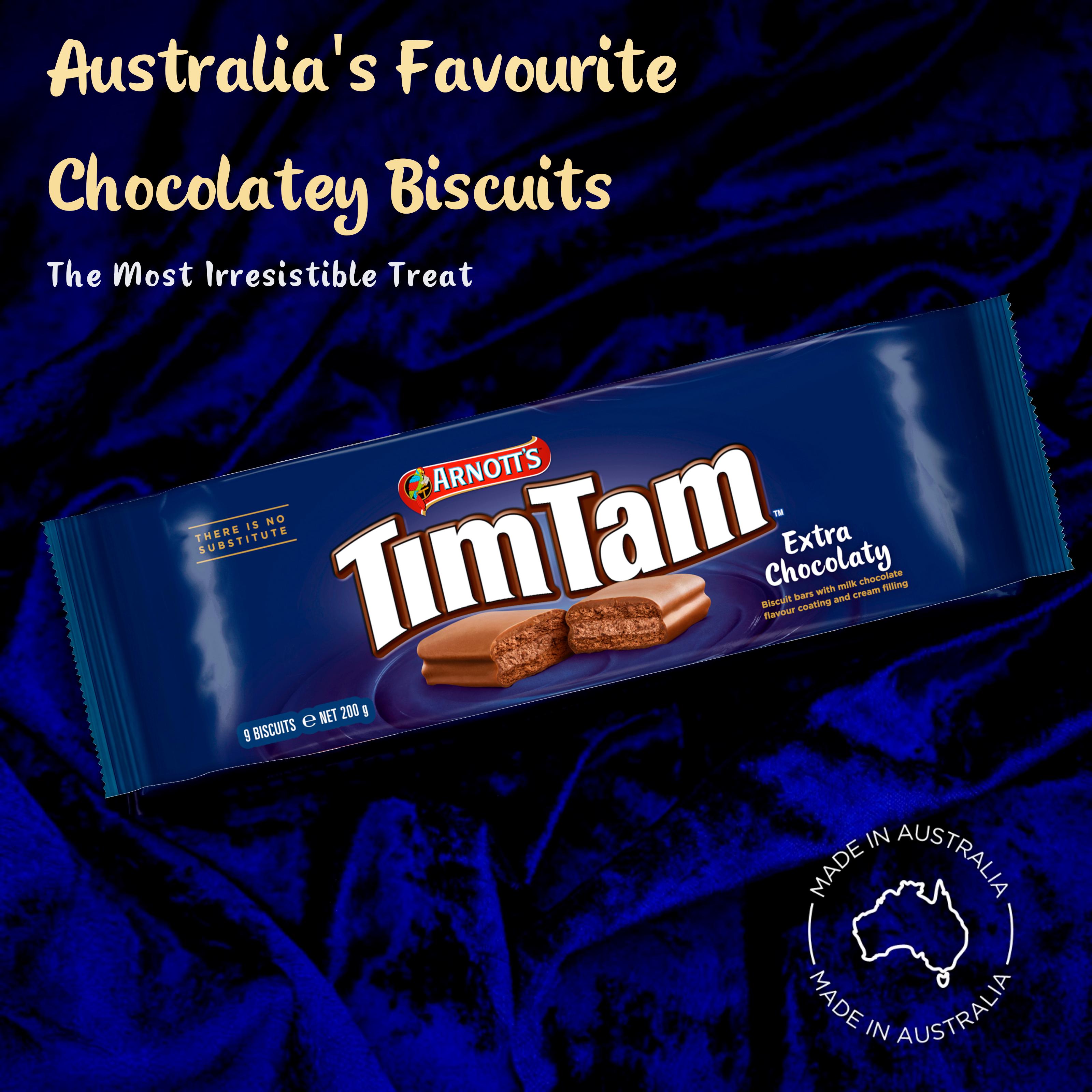 Arnott's Tim Tam Extra Chocolaty Biscuits 200g thumbnail 3