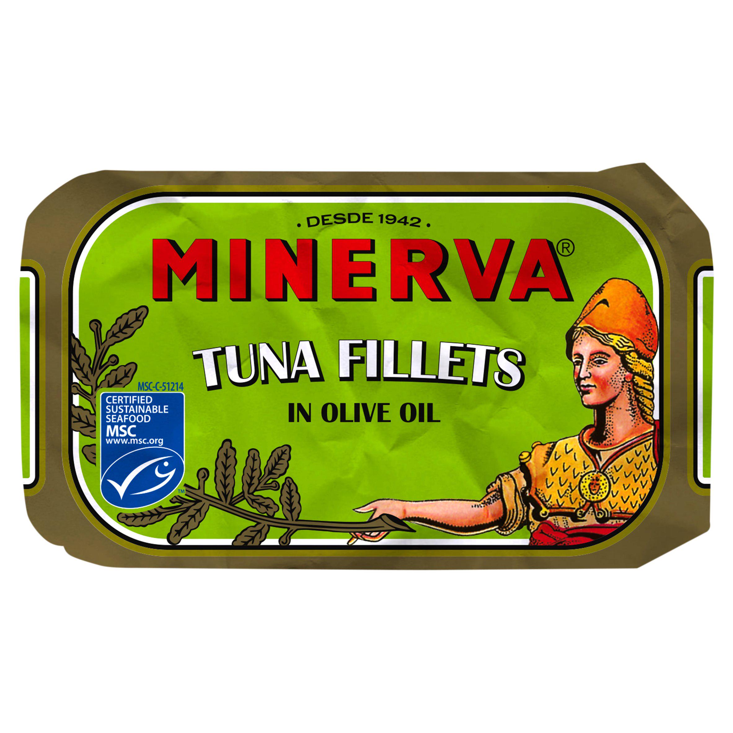 Minerva Tuna Fillets in Olive Oil 120g
