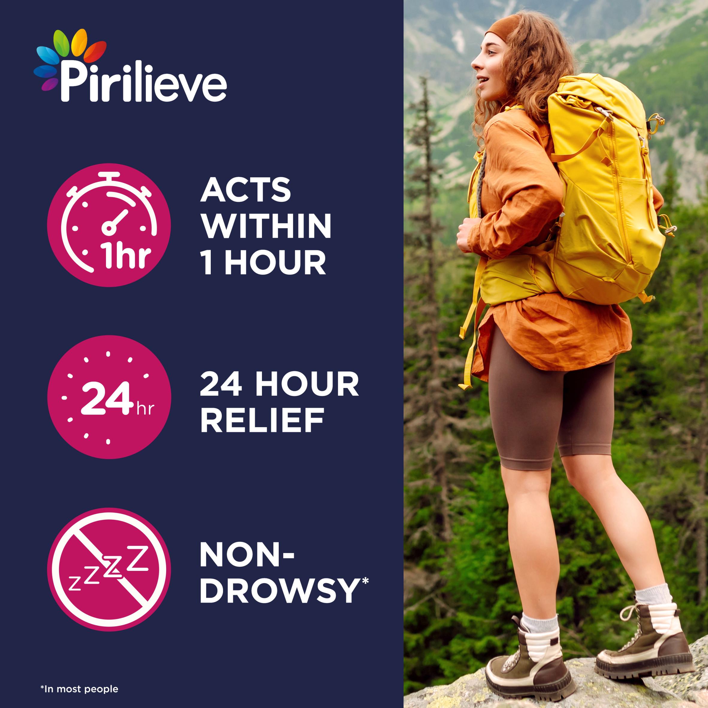 Pirilieve Hayfever Relief Fexofenadine Tablets x10 thumbnail 2