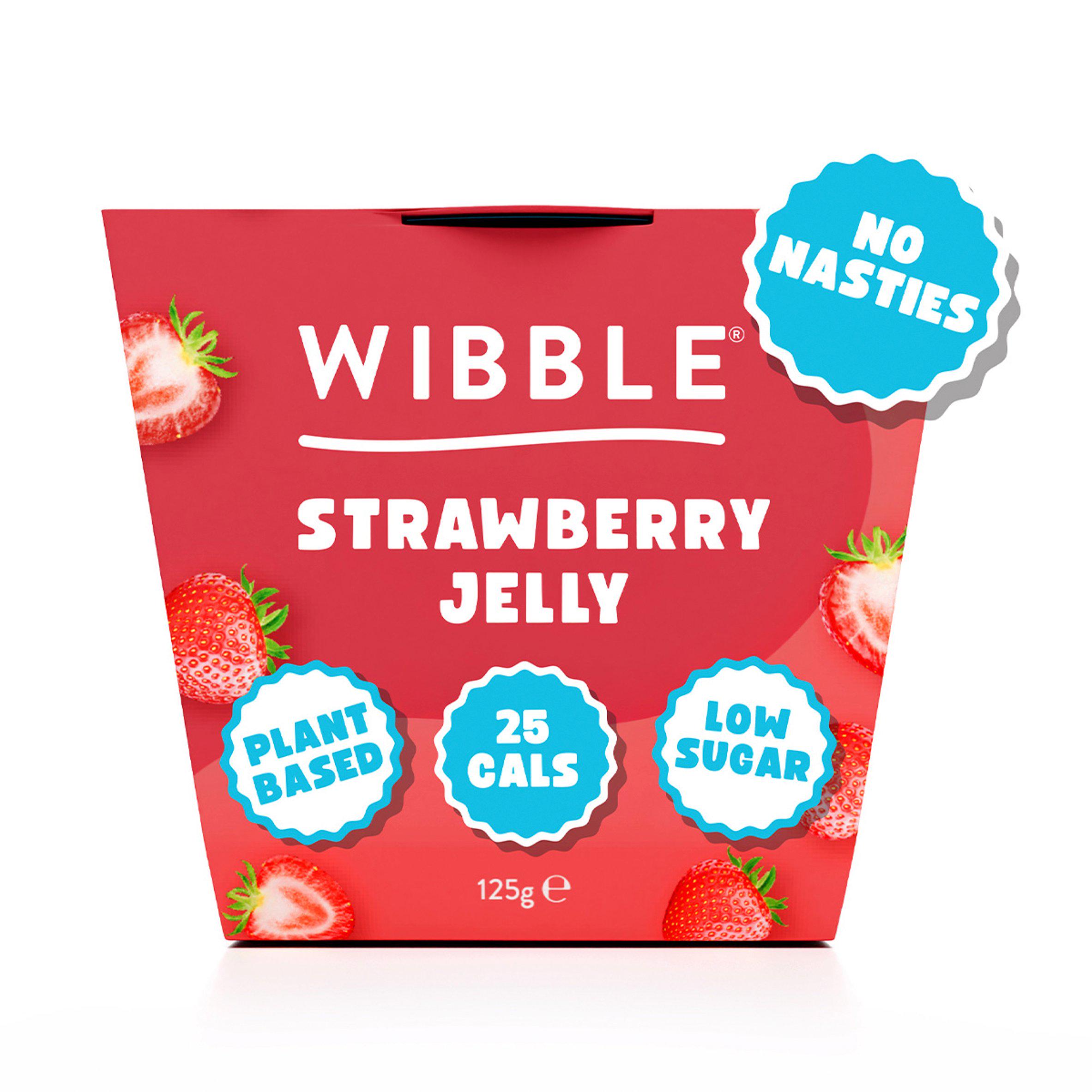 Wibble Strawberry Jelly 125g