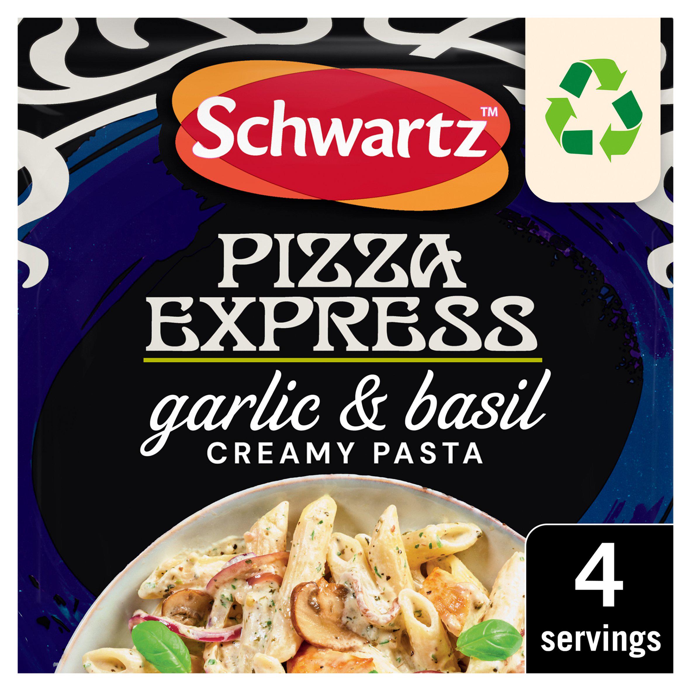 Schwartz x Pizza Express Garlic & Basil Creamy Pasta Bake Recipe Mix