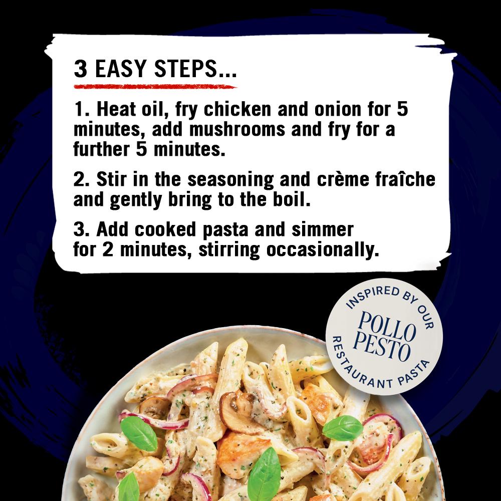 Schwartz Pizza Express Garlic & Basil Creamy Pasta 35g thumbnail 3