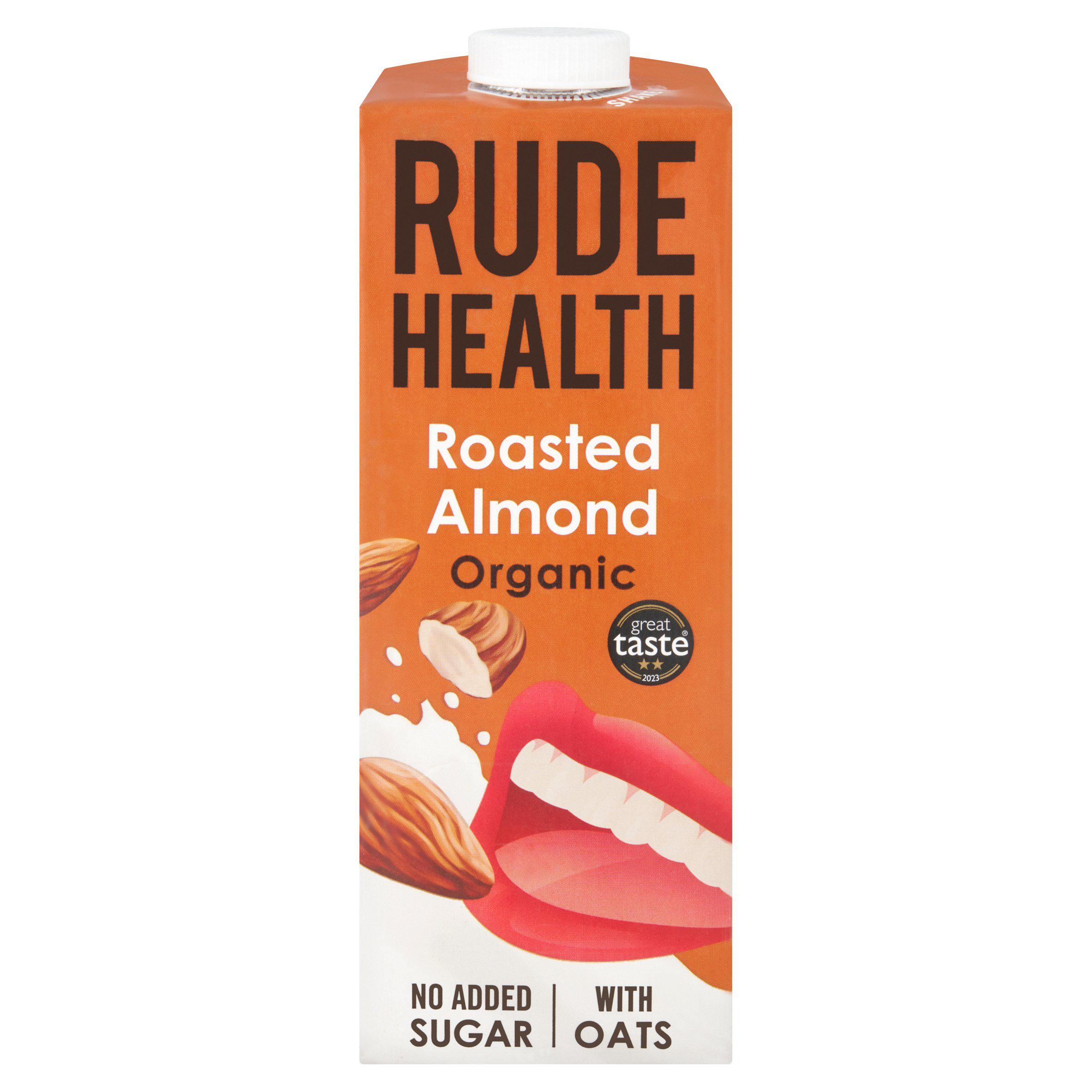 Rude Health Organic Roasted Almond Oat Drink Longlife